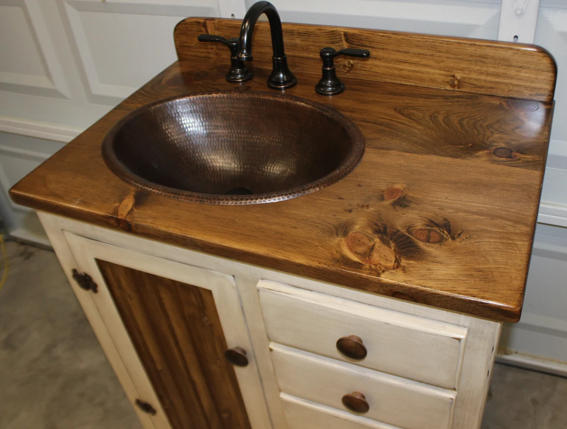 Rustic Farmhouse Vanity - 32
