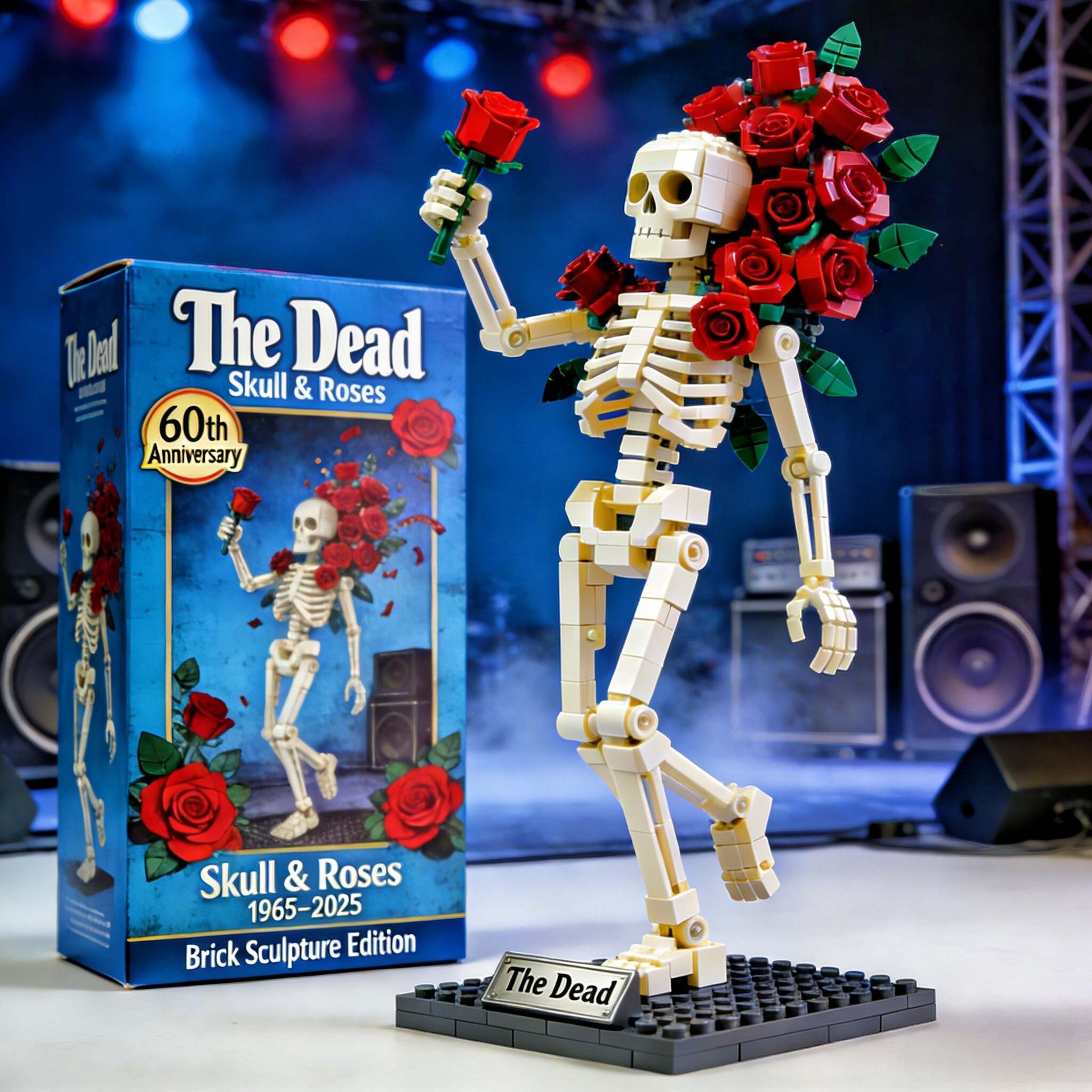 The Dead 60TH “Skull & Roses” Brick Set