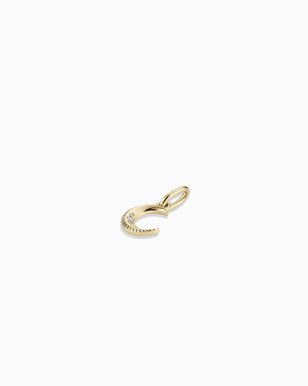 Diamond Crescent Charm