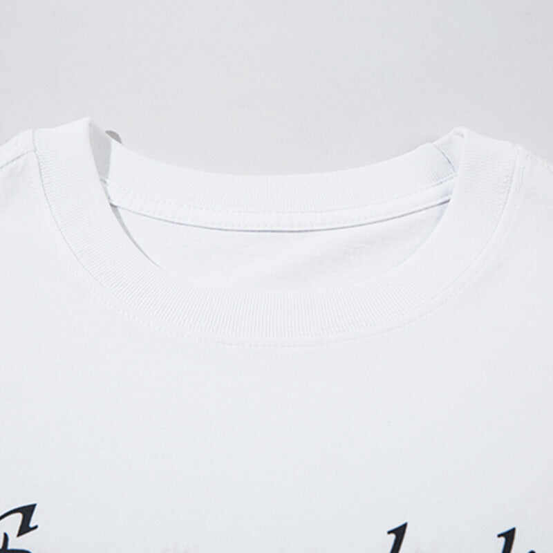 Butterfly And Letters T-shirt Loose Summer Men