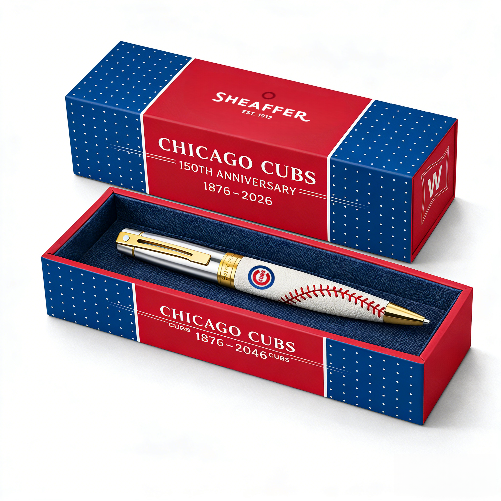 Chicago Cubs 150th Anniversary Edition Sheaffer Pen