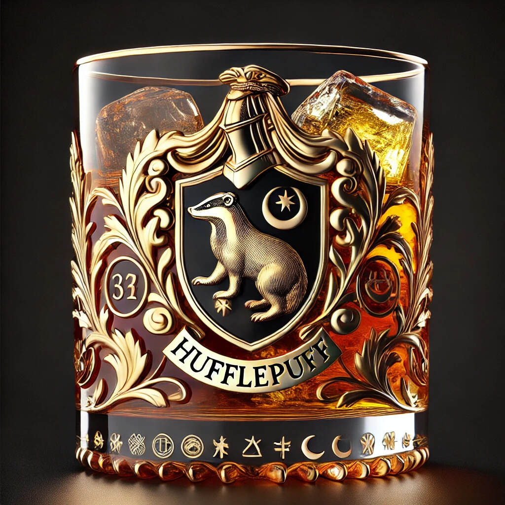 Hogwarts Whiskey Glass