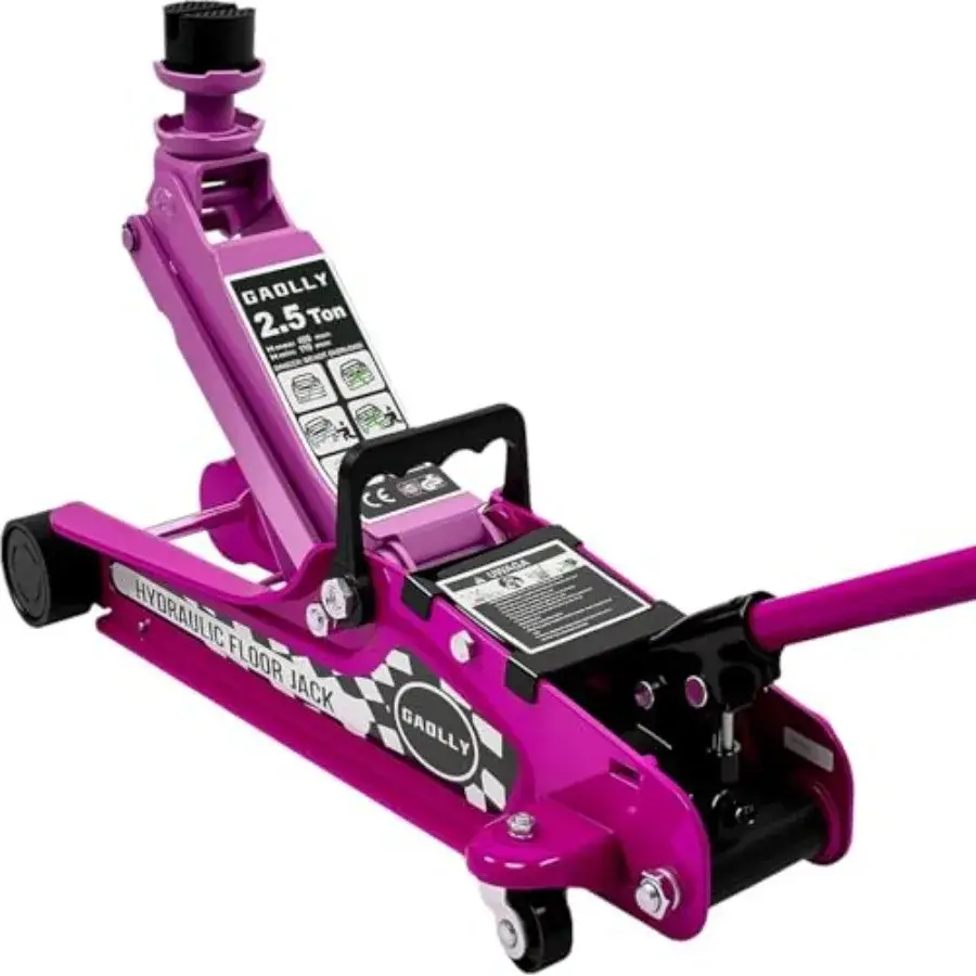 2.5-3Ton Low-Profile Professional Floor Jack with RAPID PUMP, Purple