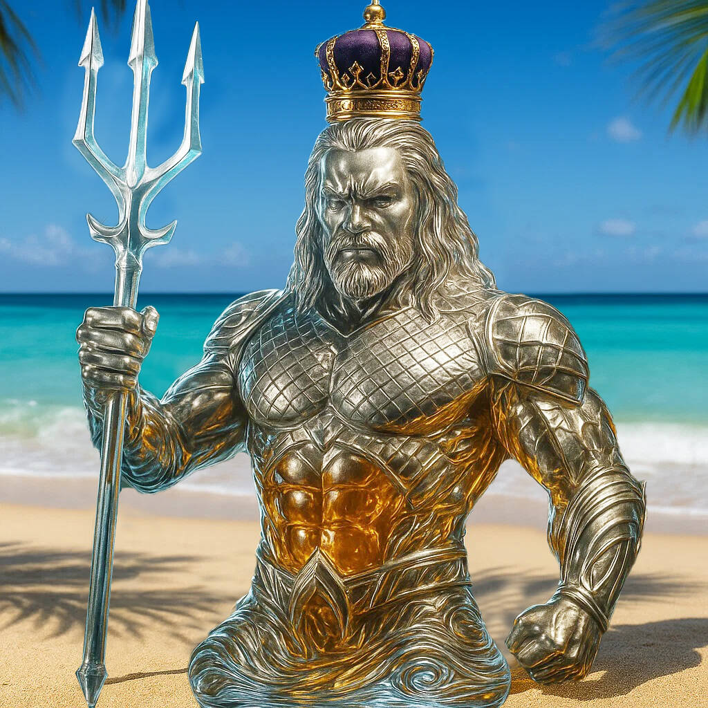 Aquaman Whisky Bottle