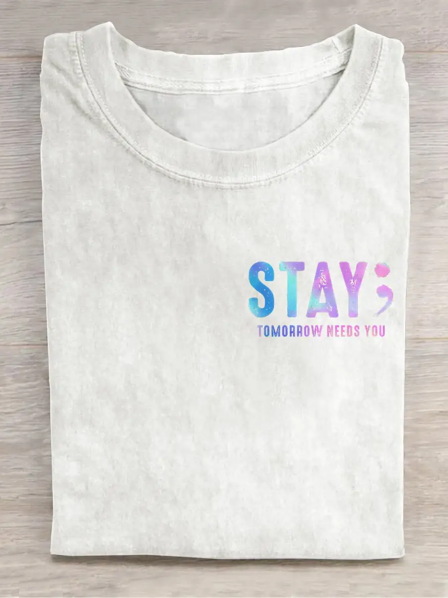 Suicide Prevention Awareness Tomorrow Needs You T-shirt