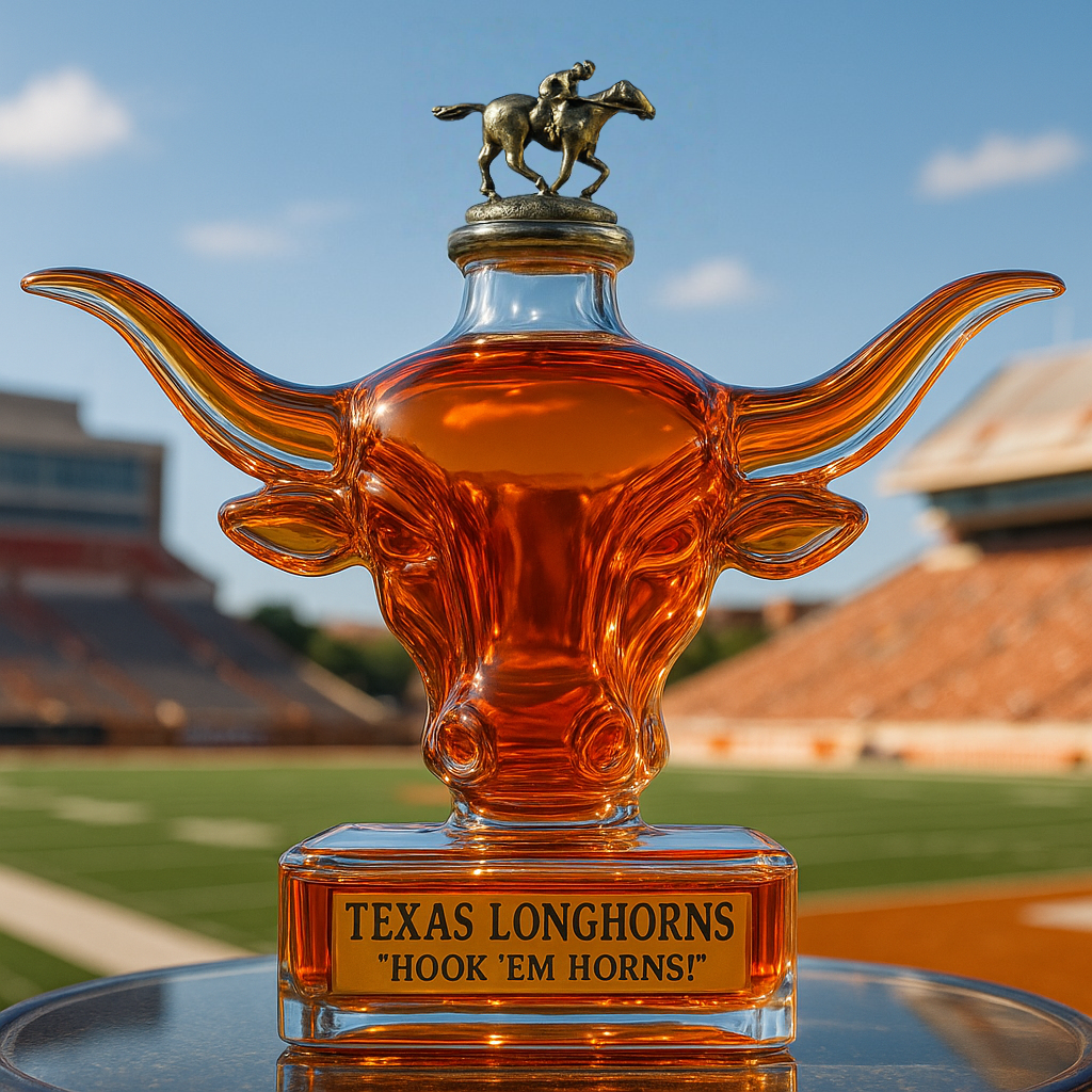 Texas Longhorns Limited-Edition Whiskey Bottle