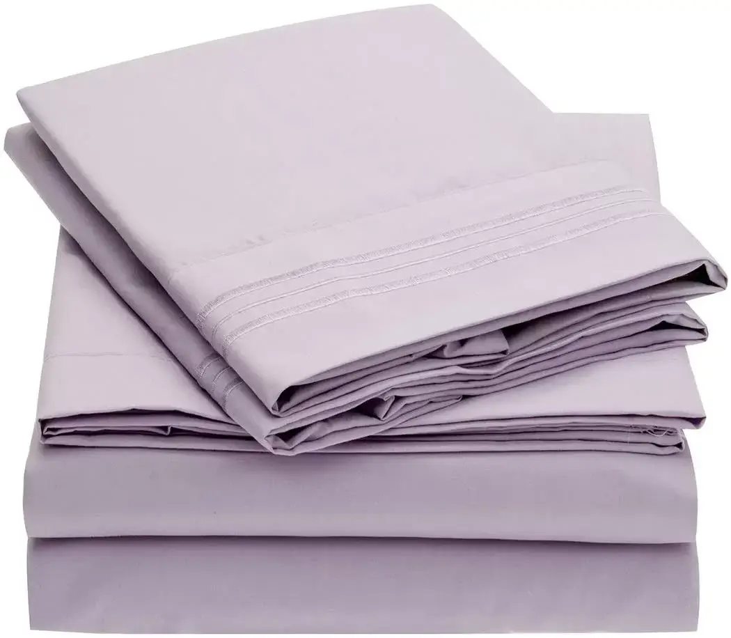 Brushed Microfiber Hypoallergenic 4 pcs Bedsheet Set