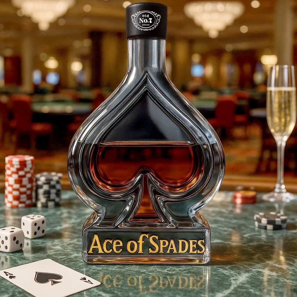 Ace of Spades Limited Edition Collector's Whiskey Bottle