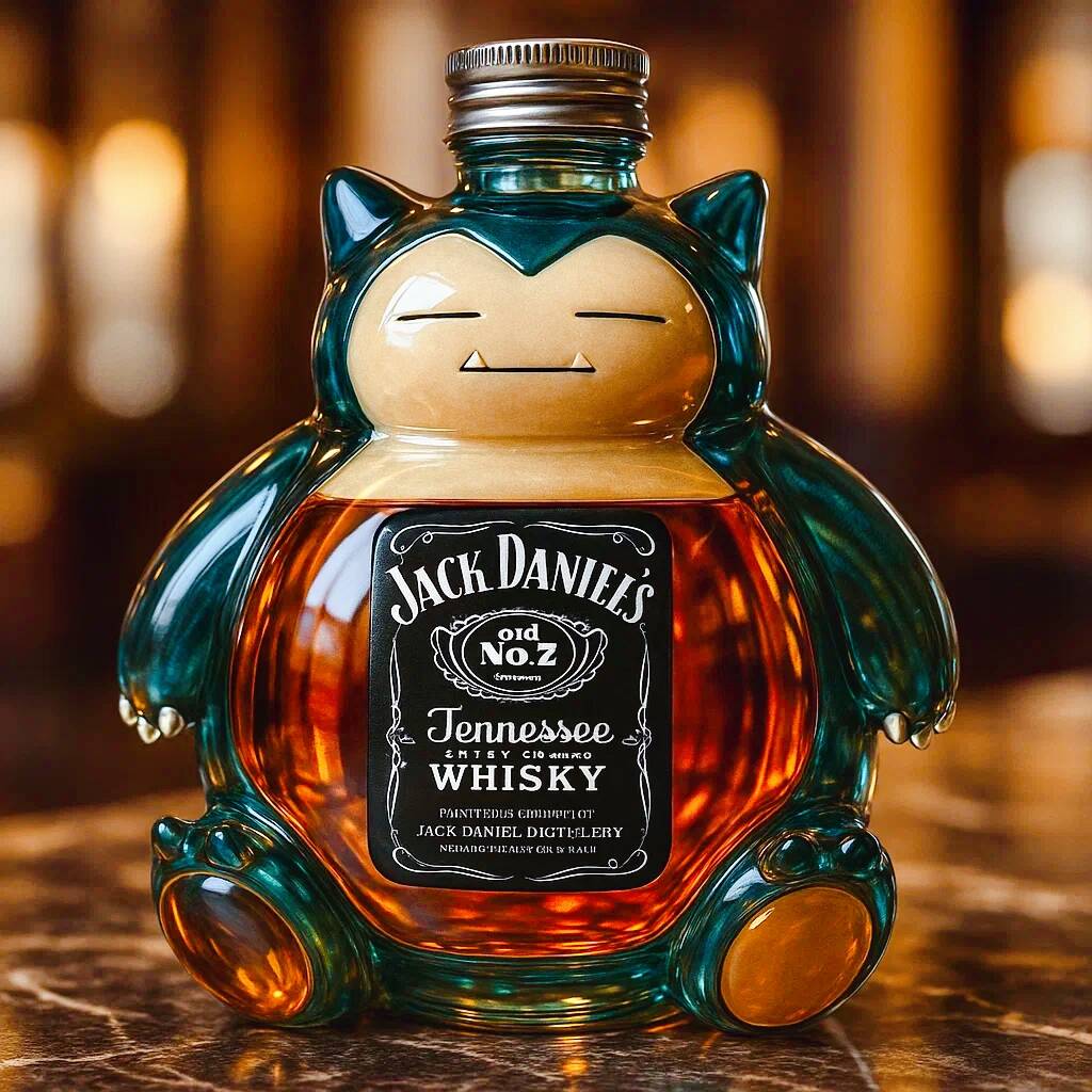 Snorlax Whiskey Bottle