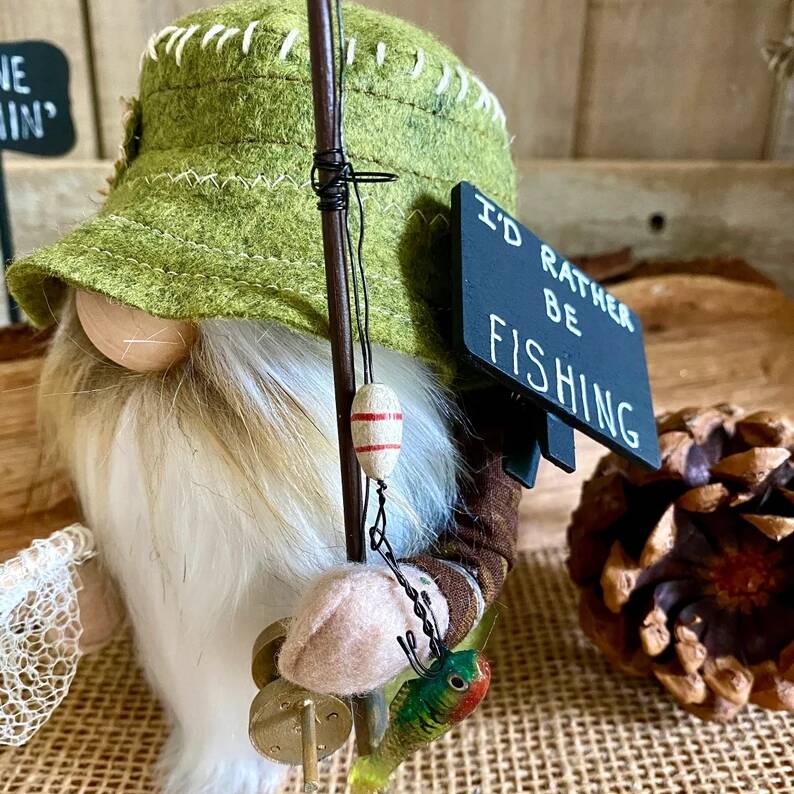 🎣Fishing Gnome Doll