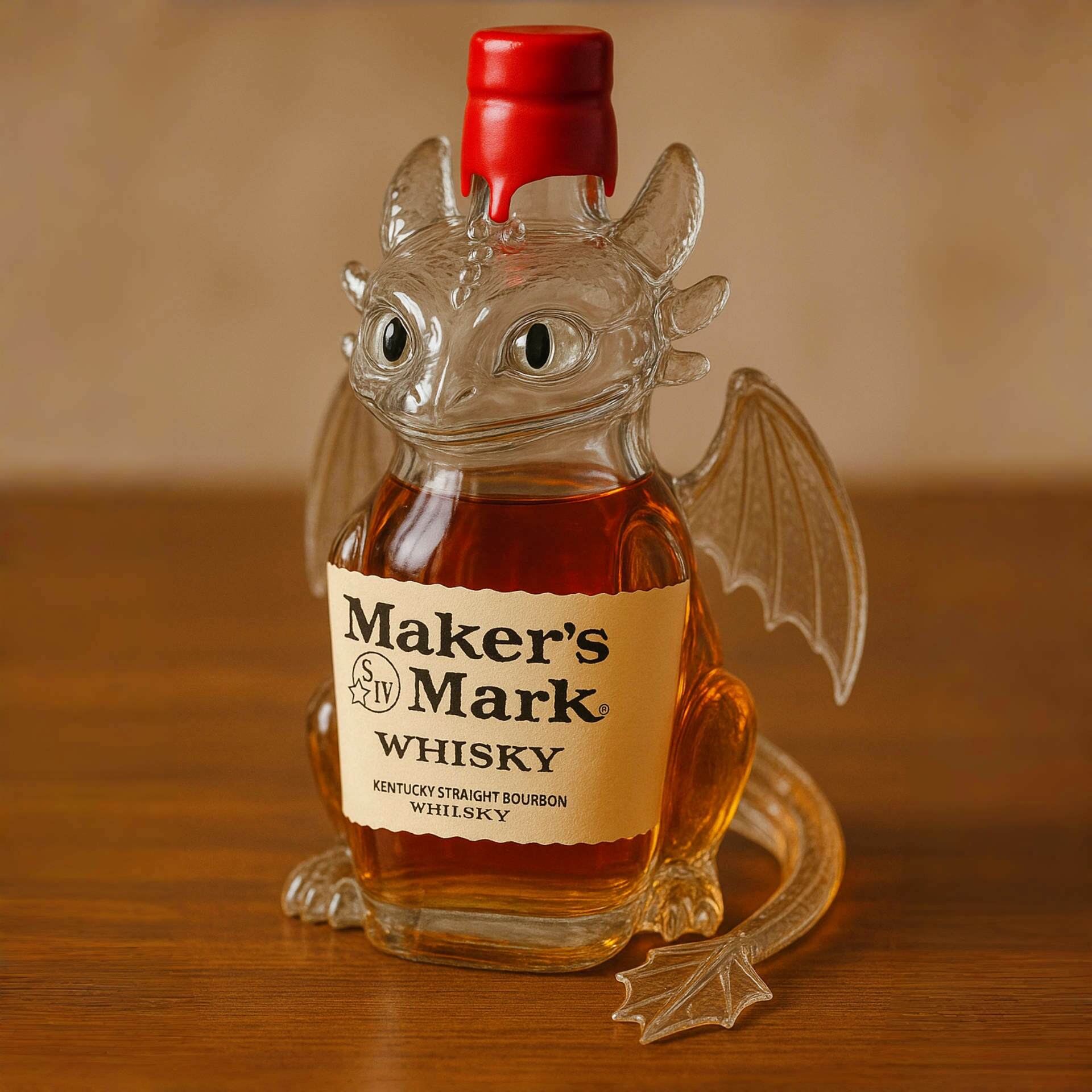Toothless Whiskey Bottle