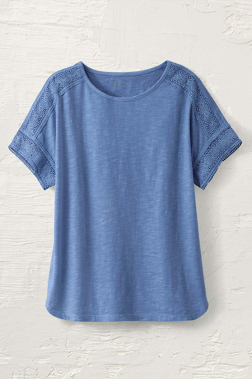 Little Lace 100% Cotton Tee