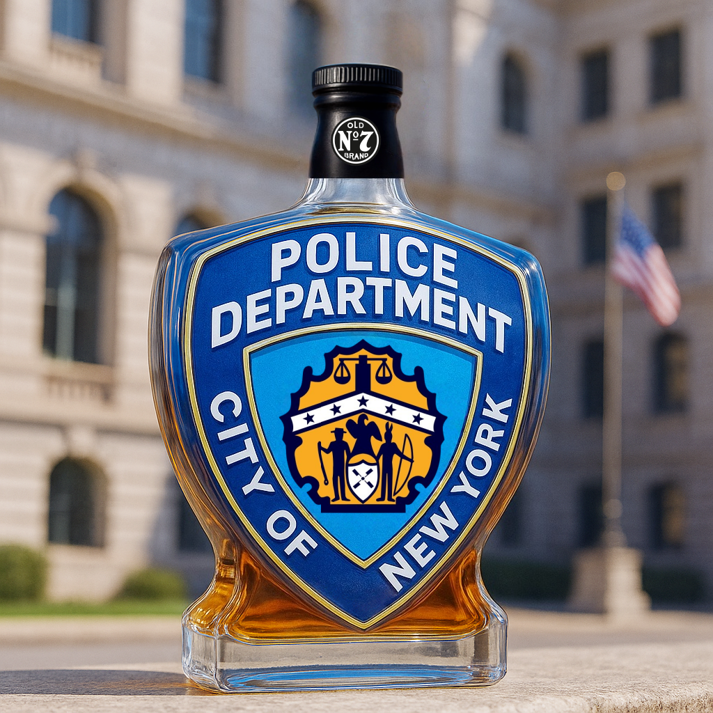 NYPD Whiskey Bottle