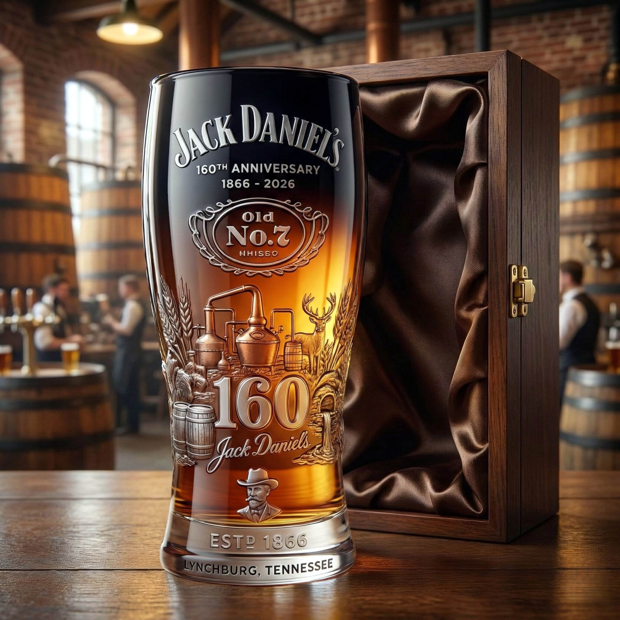 Jack Daniel’s Old No.7 · 160th Anniversary Heritage Collector Glass