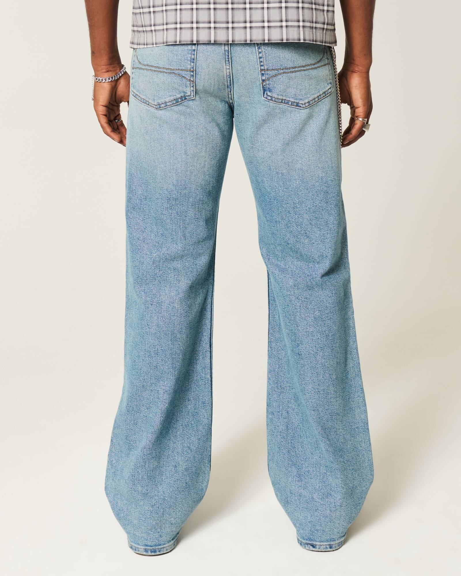 Light Wash Bootcut Jeans