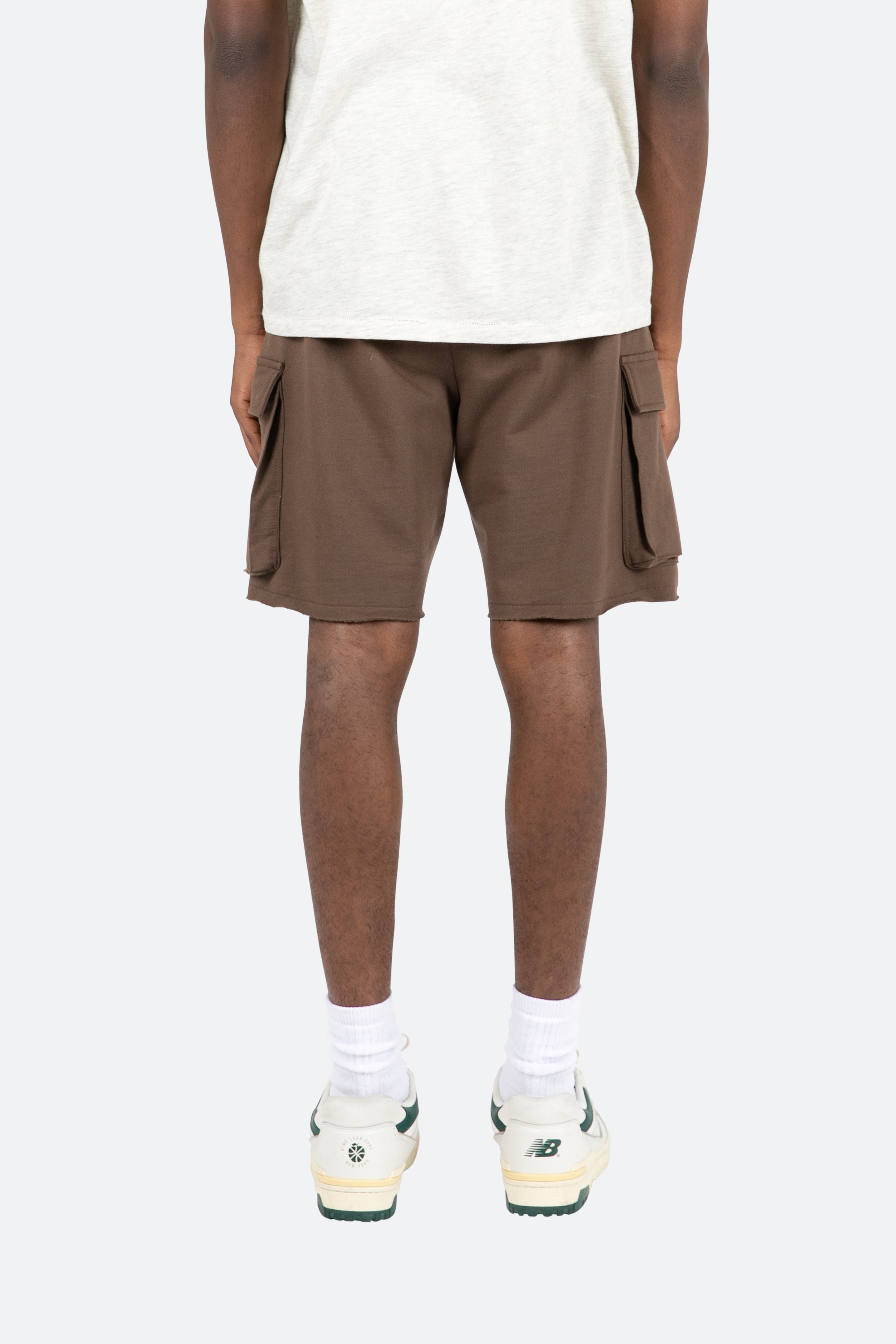 Relaxed Cargo Shorts - Brown