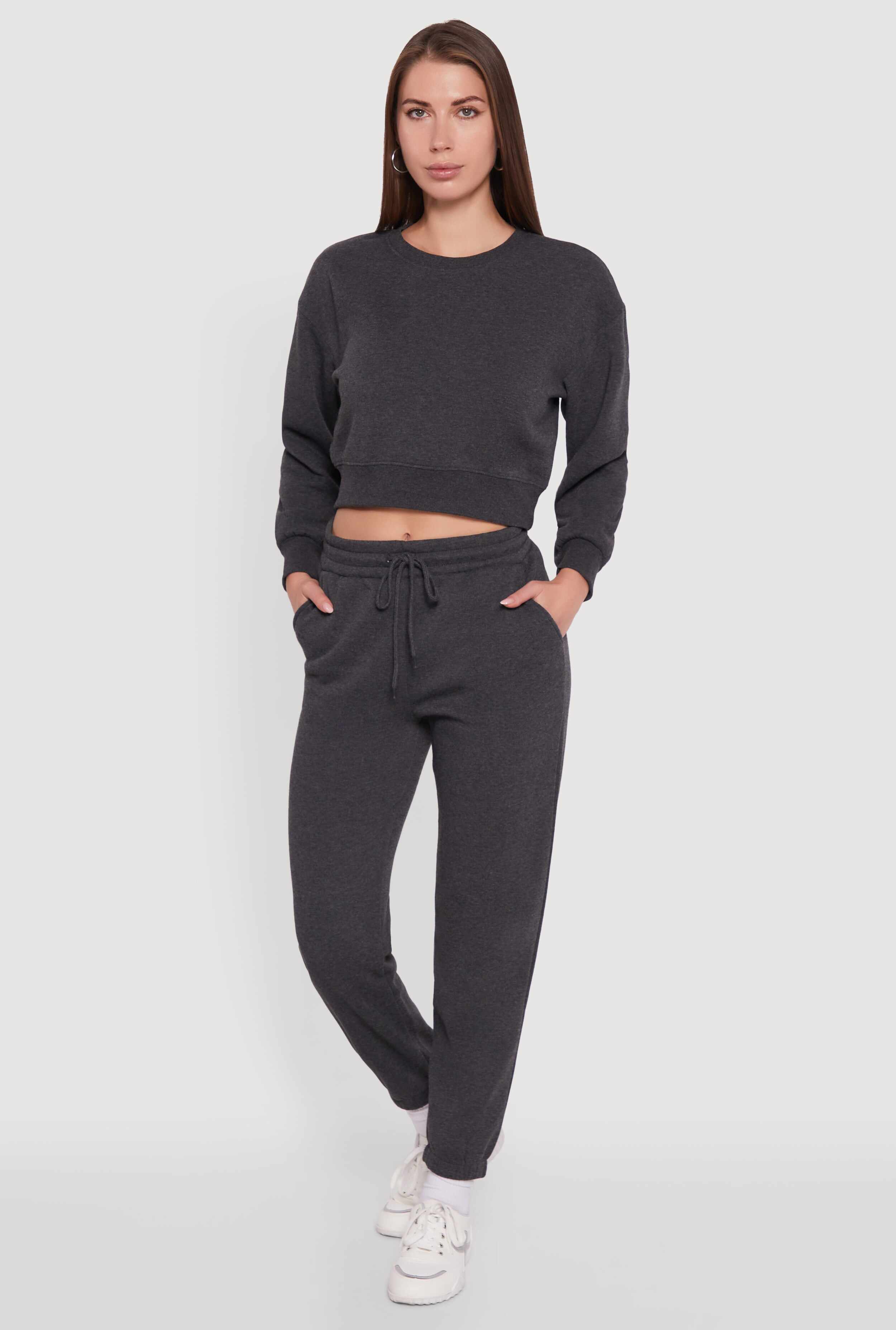 Fleece Sweatpants with Pockets