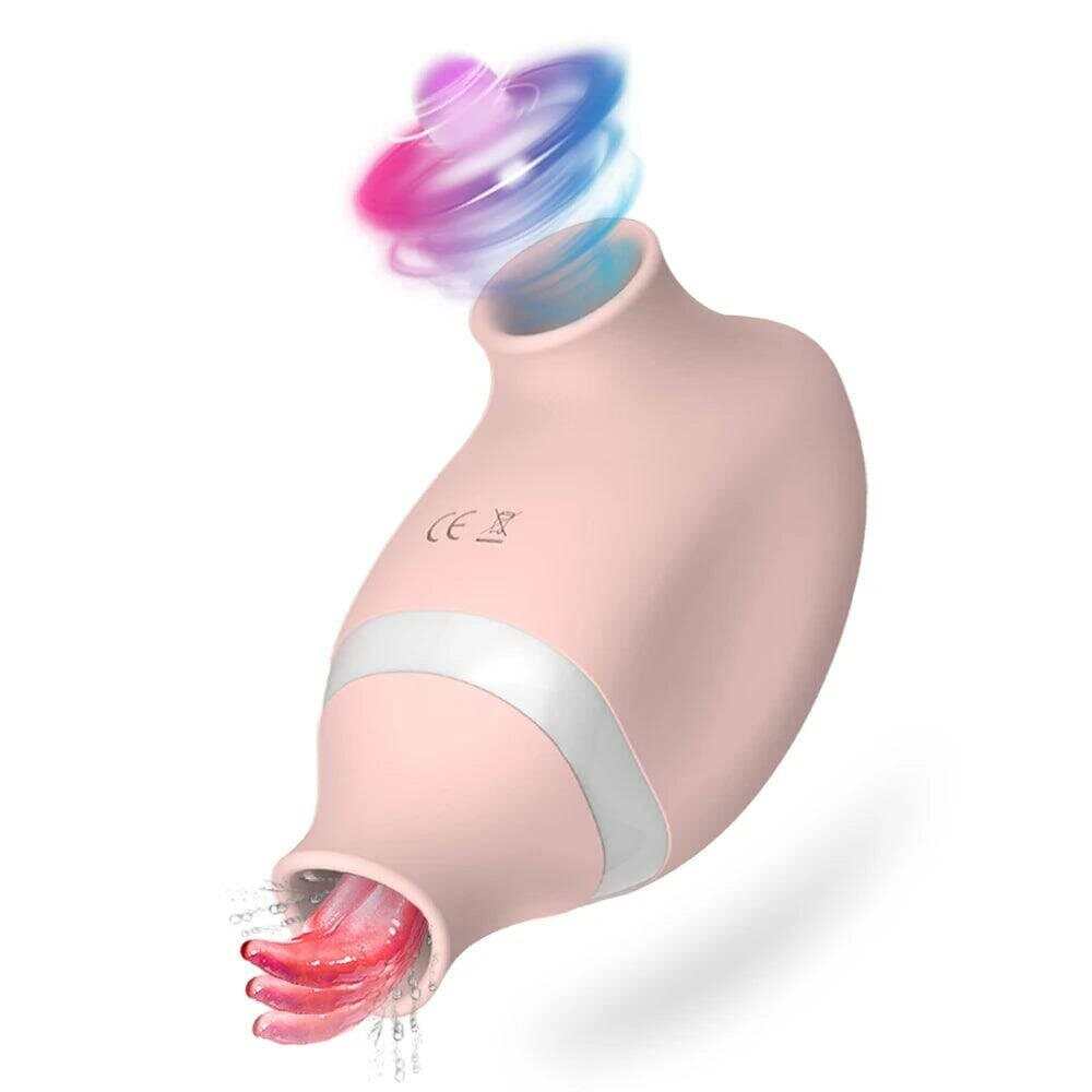 2-in-1 Clitoral Sucking Vibrator – G-Spot & Licking Dual Stimulator