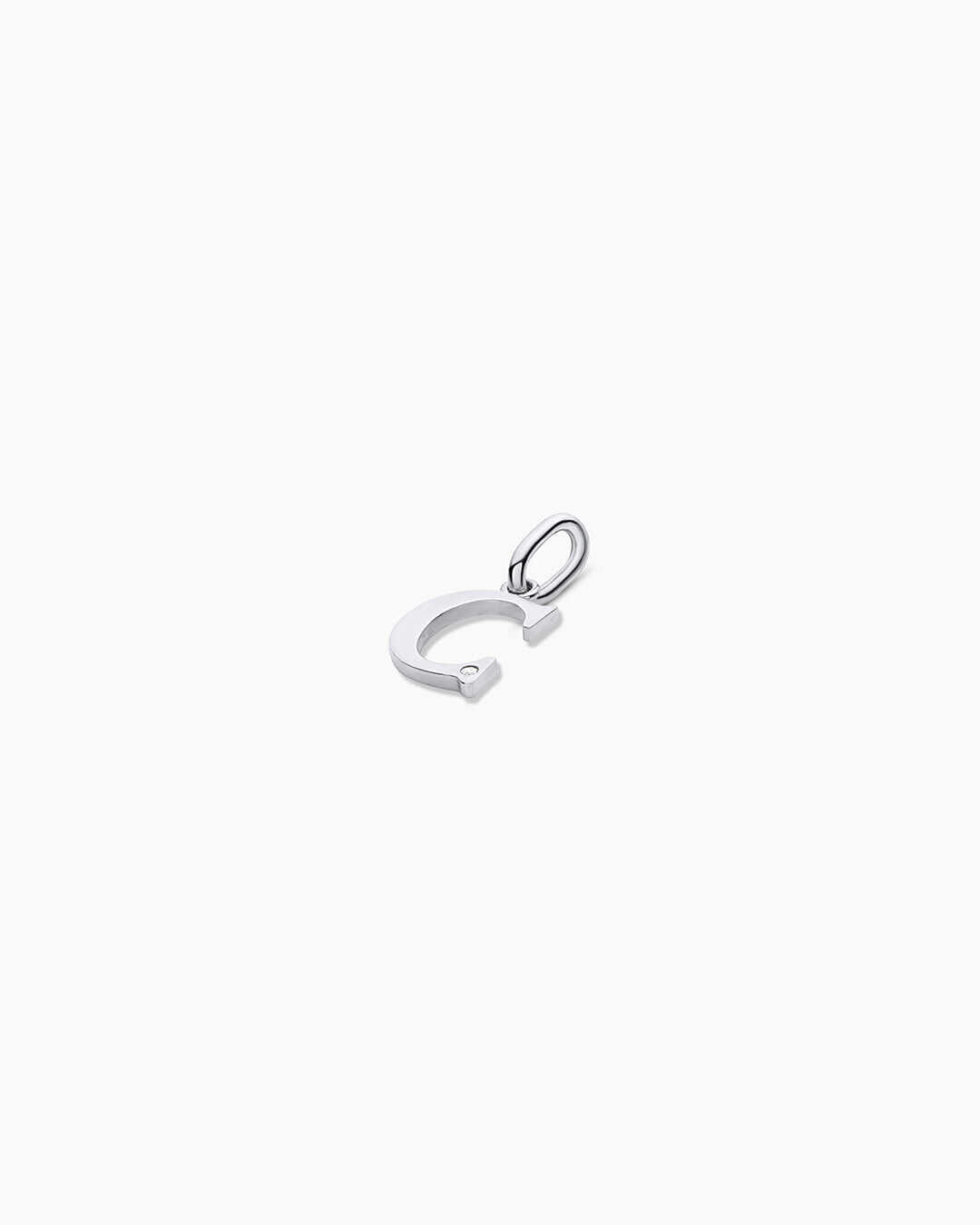 Diamond Vintage Alphabet Charm