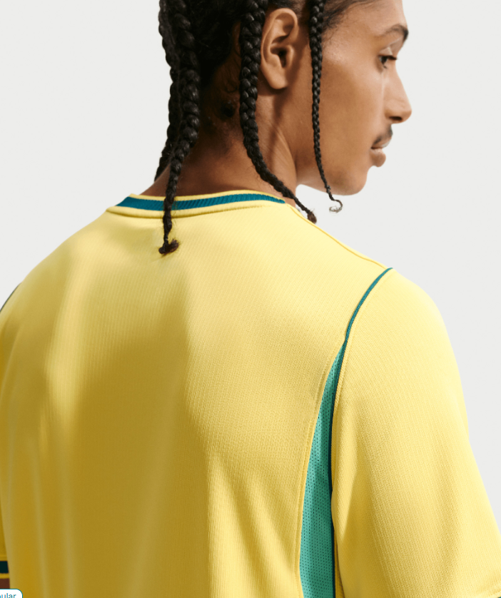 Brazil National Team Nike 2026 Home Stadium Replica Jersey - Yellow