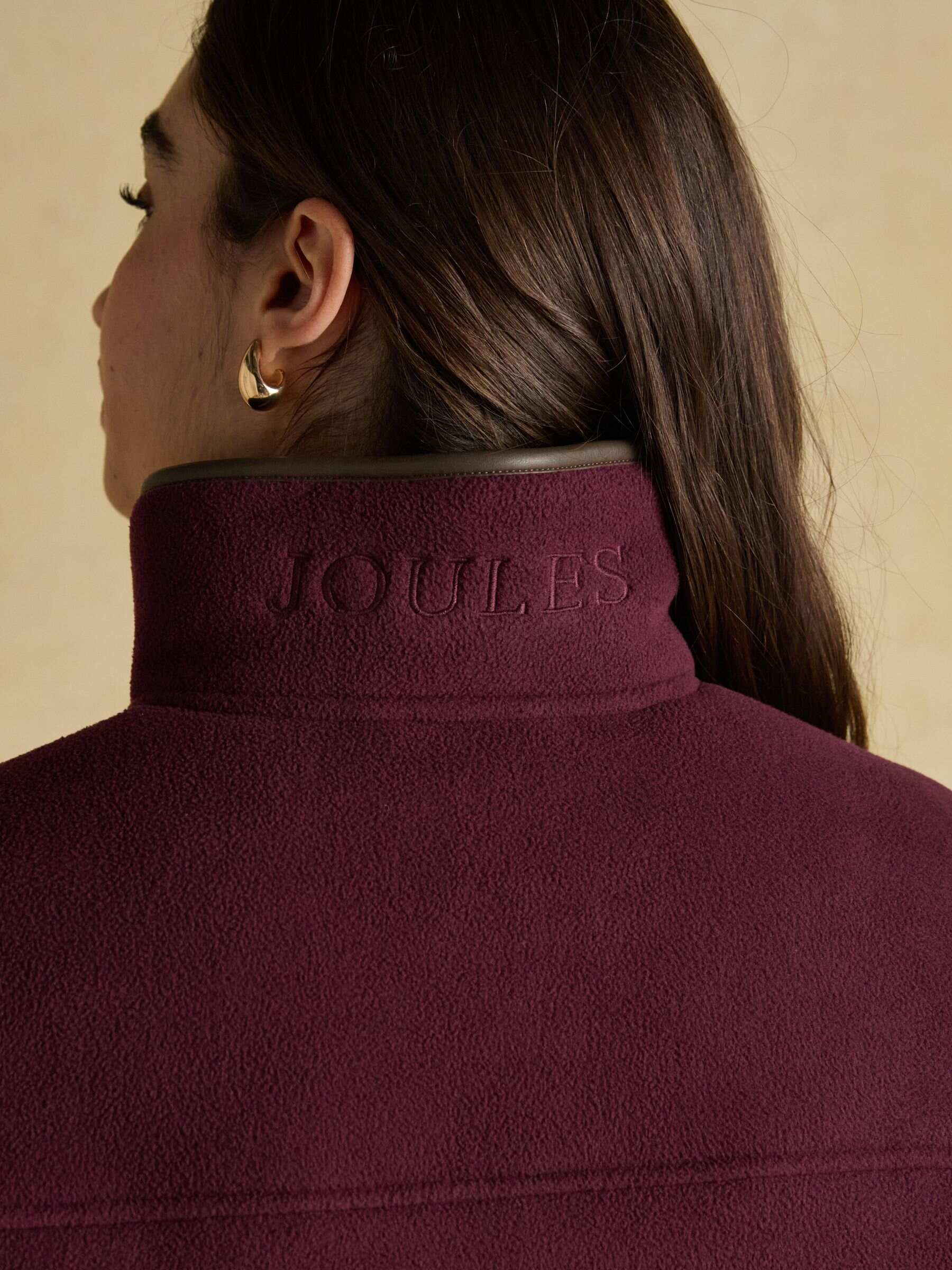 Heritage Wine Red Quarter Zip Fleece