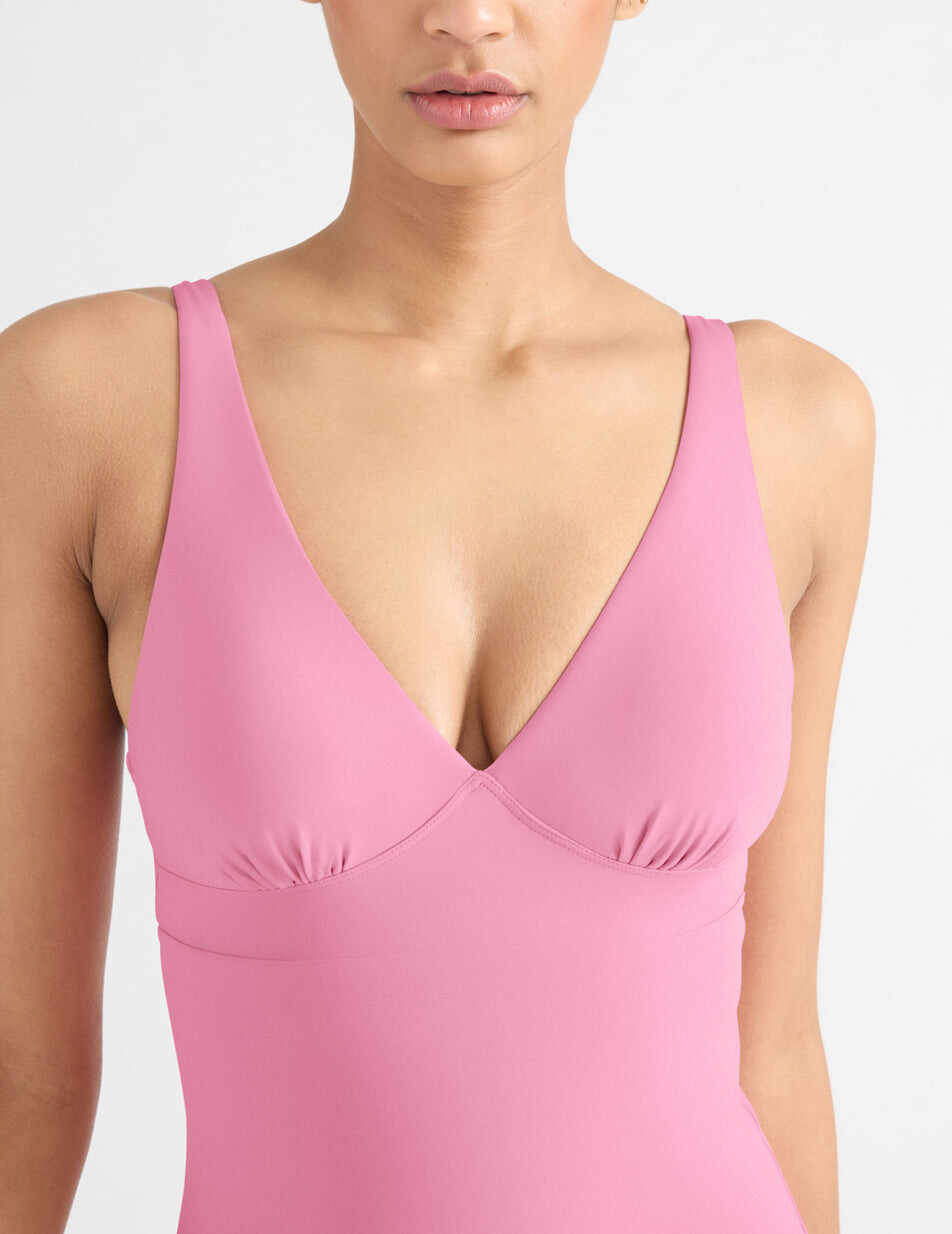 Deep V One Piece Swimsuit