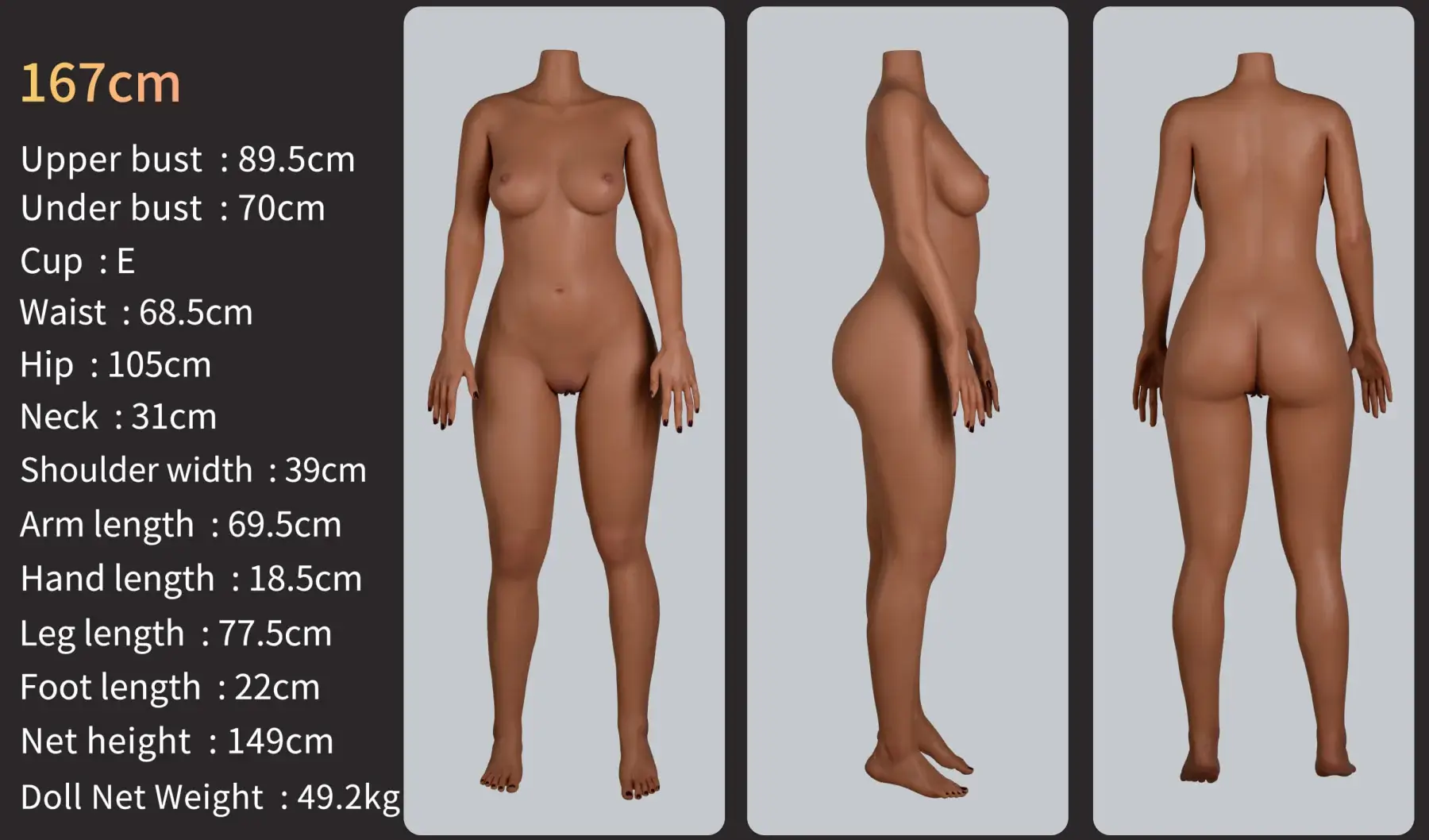 Evelyn Sunny Premium Silicone Doll - GE50 - Zelex Inspiration Series