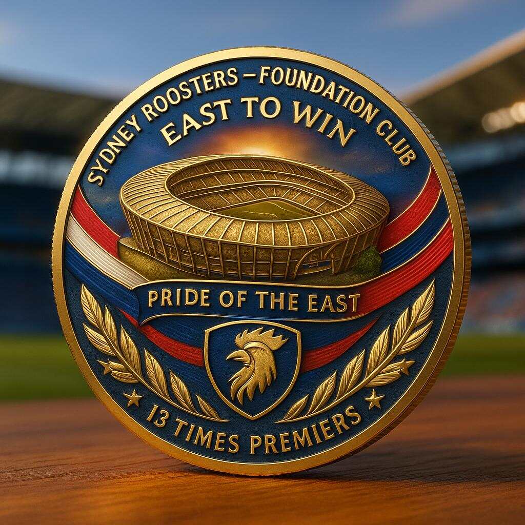 The Roosters 117th Anniversary Commemorative Coin