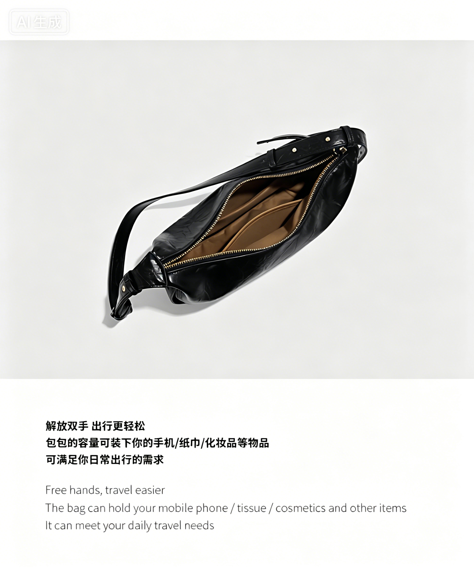 Fashionable classic Handbag Moon