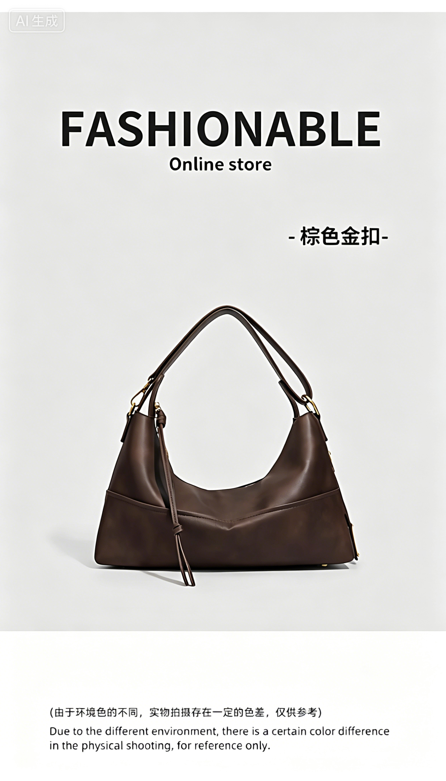 Fashionable womenbag with cowhide leather