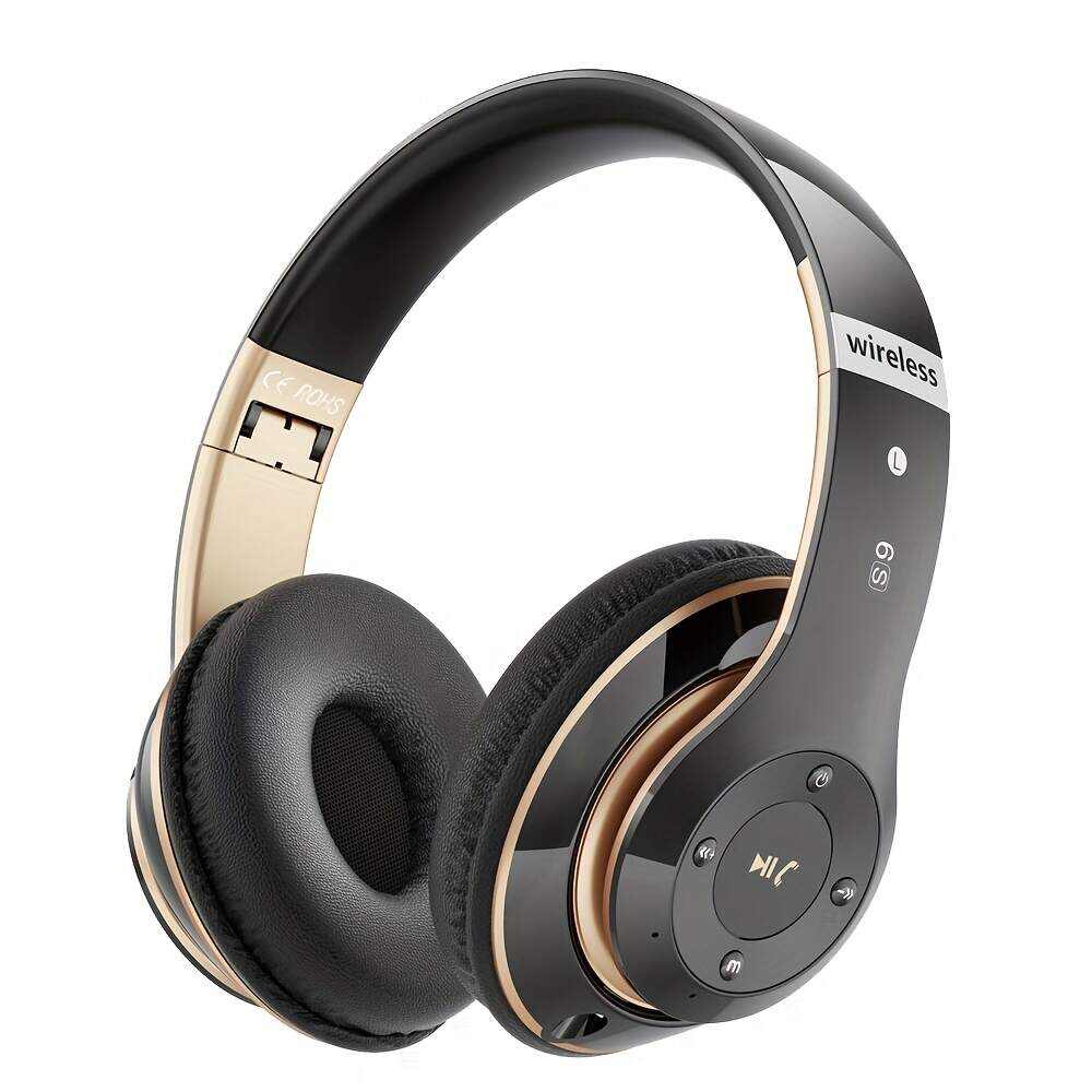 6S Hi-Fi Stereo Foldable Wireless Stereo Headsets Earbuds  With Built-in Mic