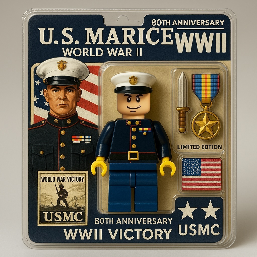 WWII 80th Anniversary – USMC Victory Commemorative Minifigure