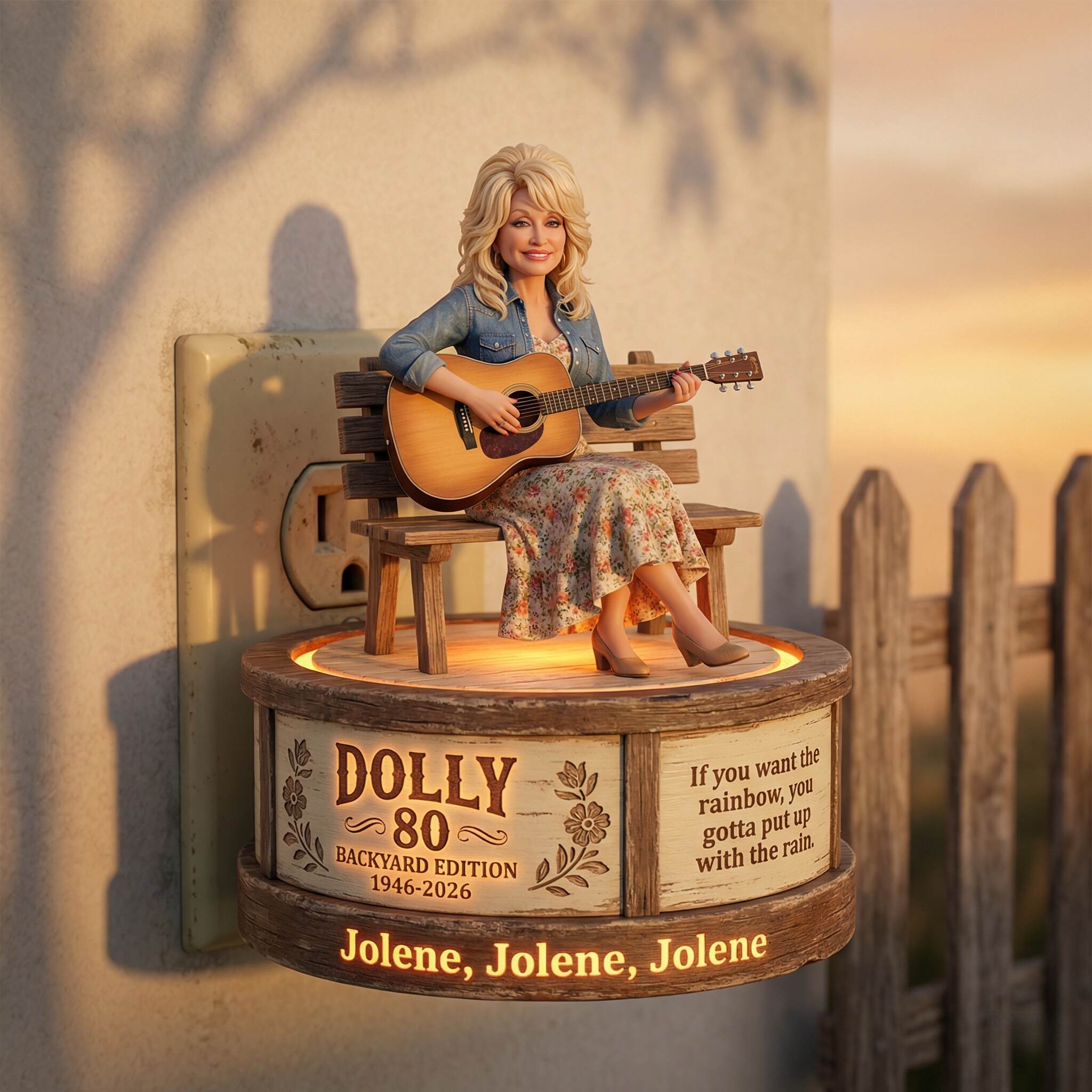 Dolly 80th Anniversary Glow Companion Lamp