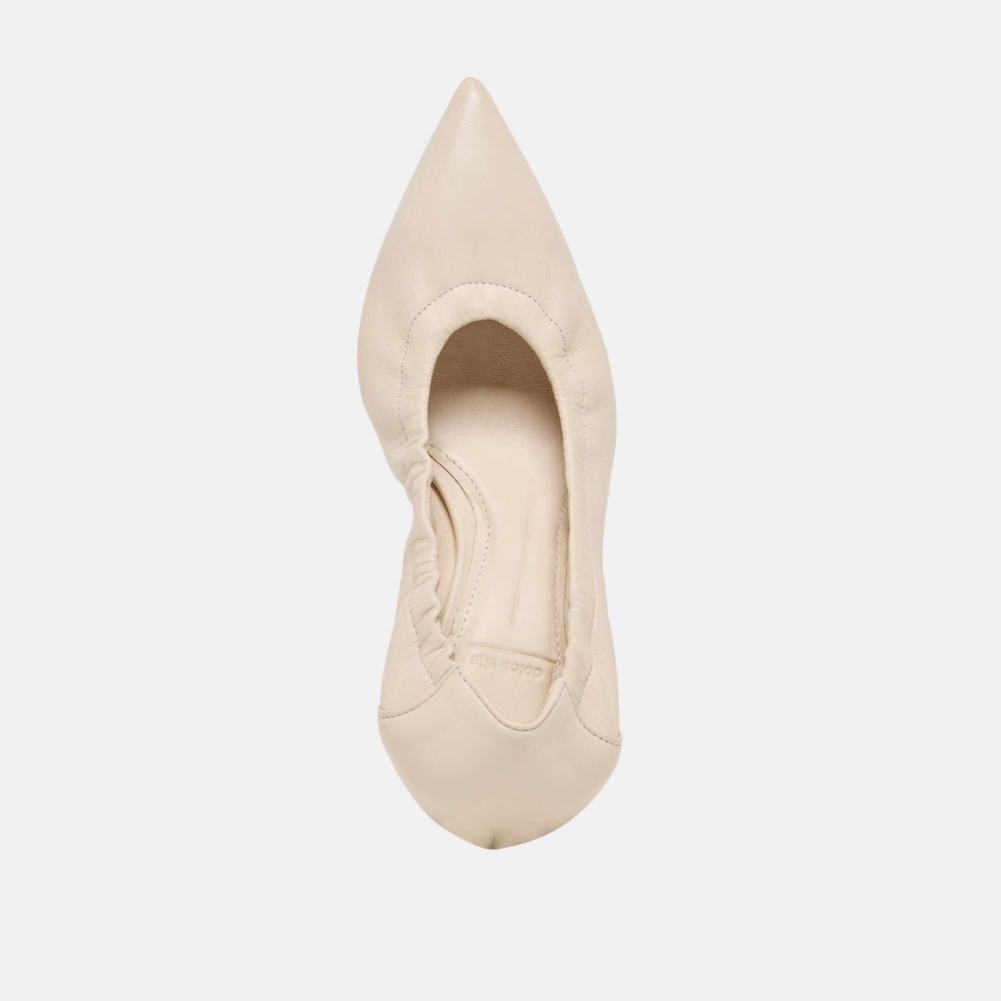CELTIN HEELS OFF WHITE LEATHER