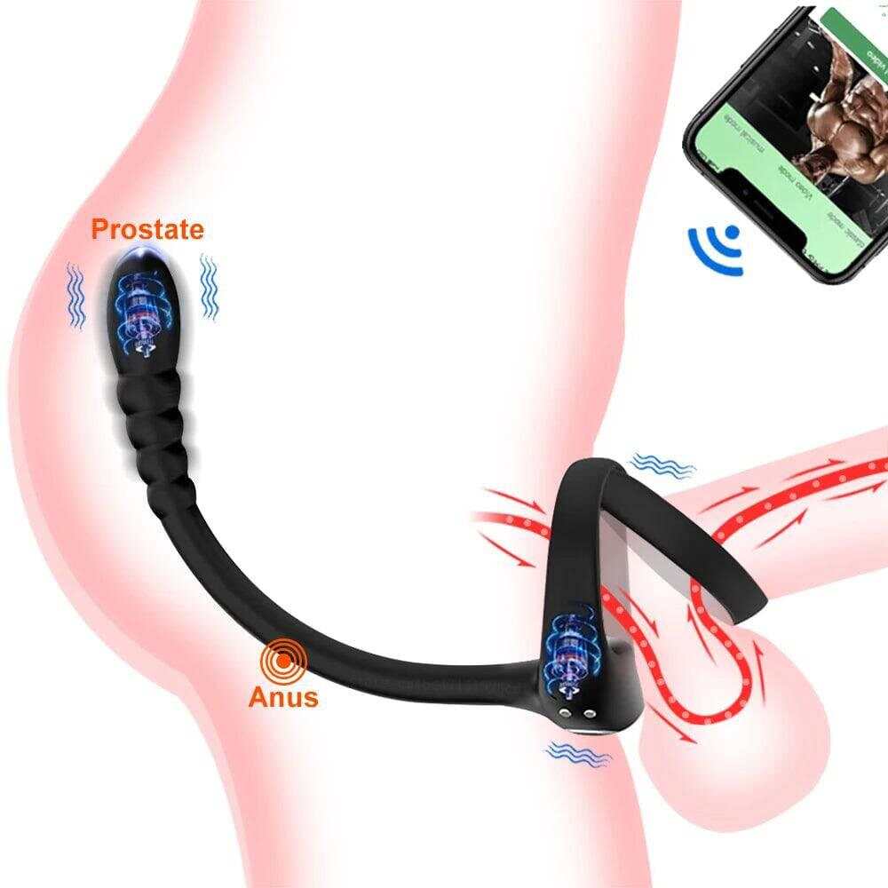 PASSION PULSE App Wireless, 10 Modes - Male Prostate Vibrator