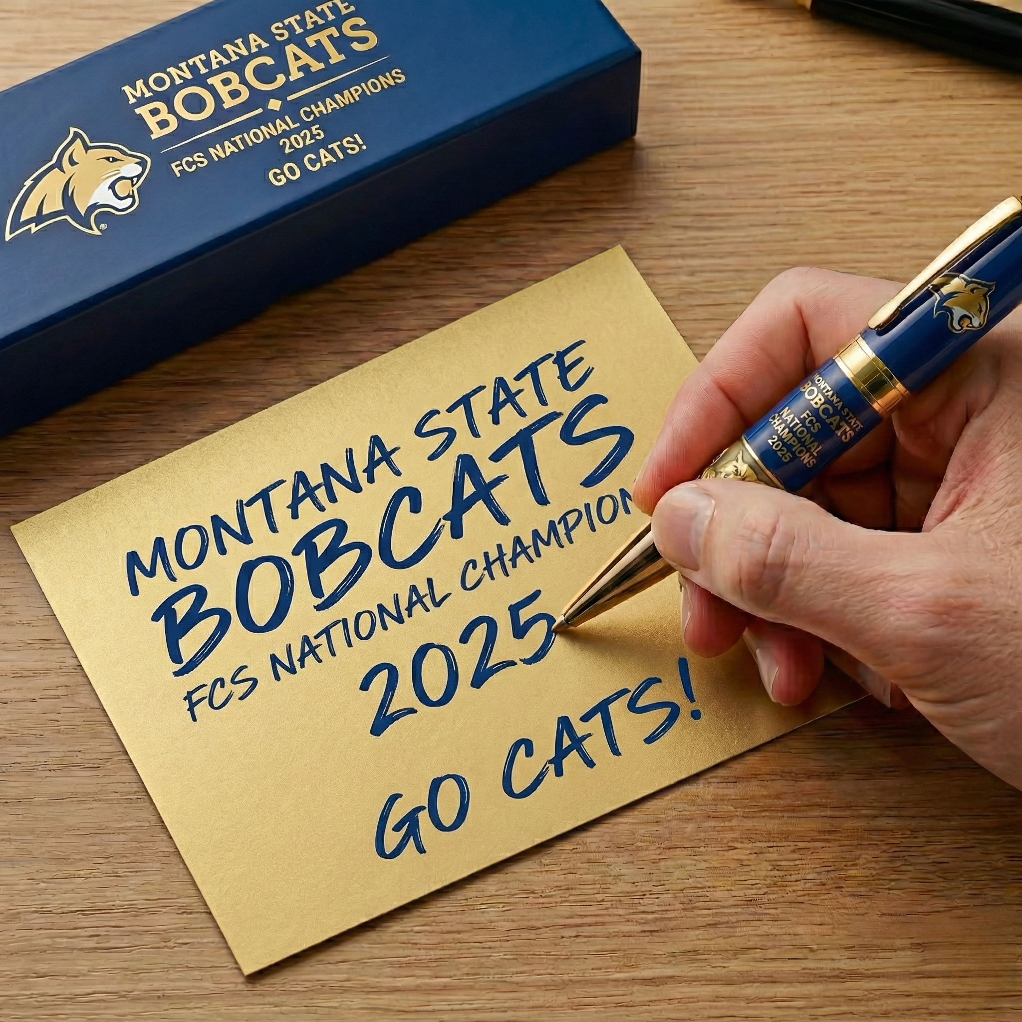 Montana State Bobcats FCS National Champions Pen