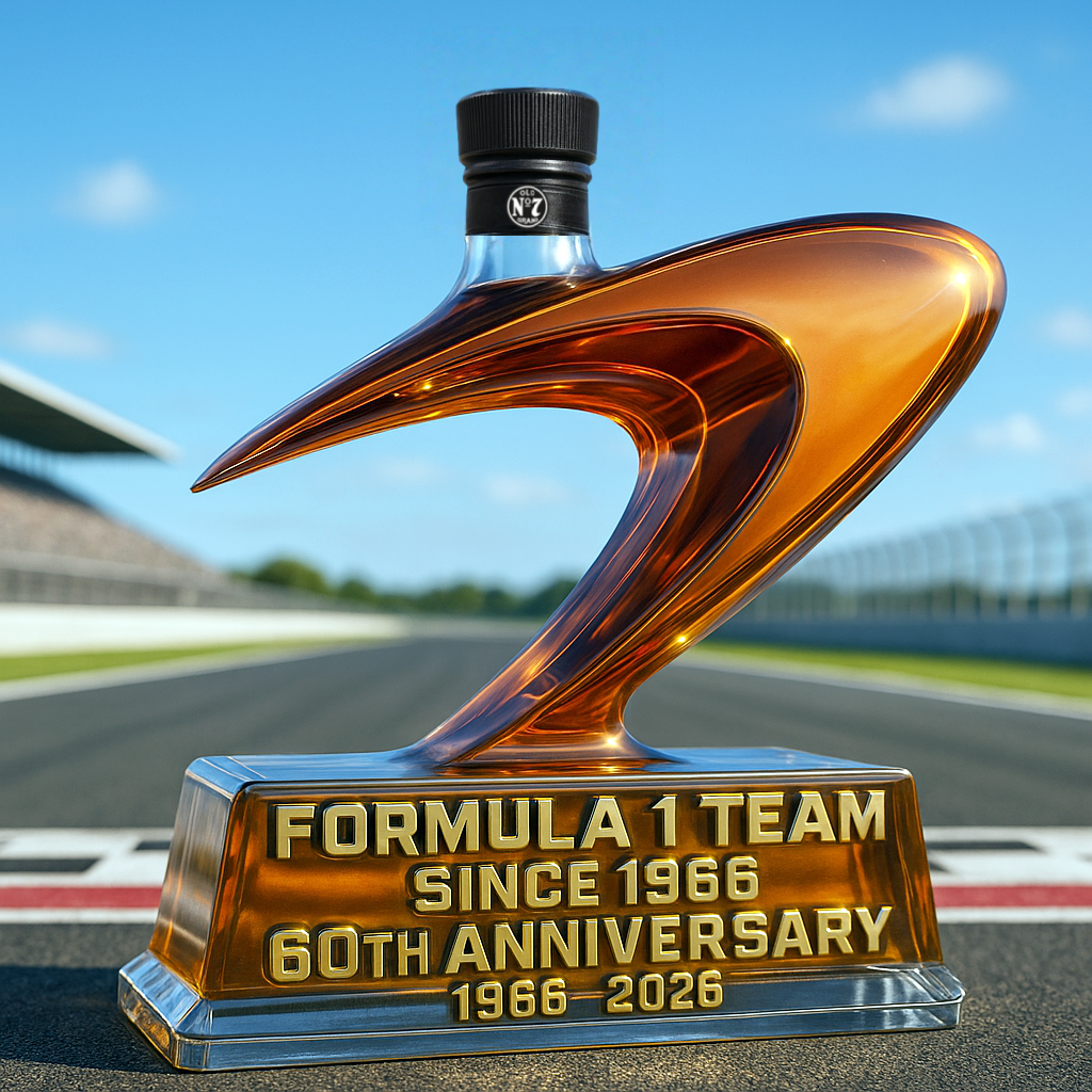 F1 Racing Collectible Whiskey Bottle