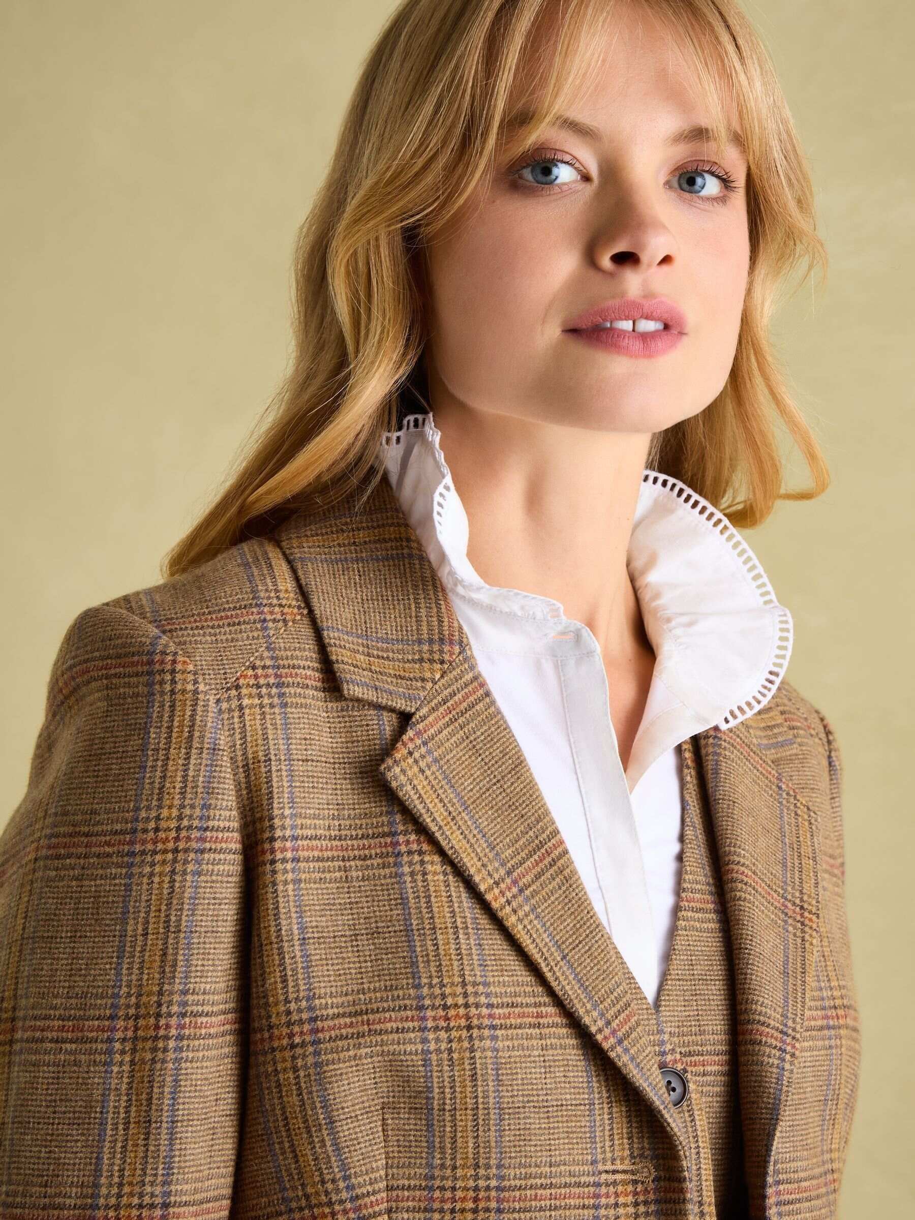 Foxley Brown Check Tweed Suit Blazer