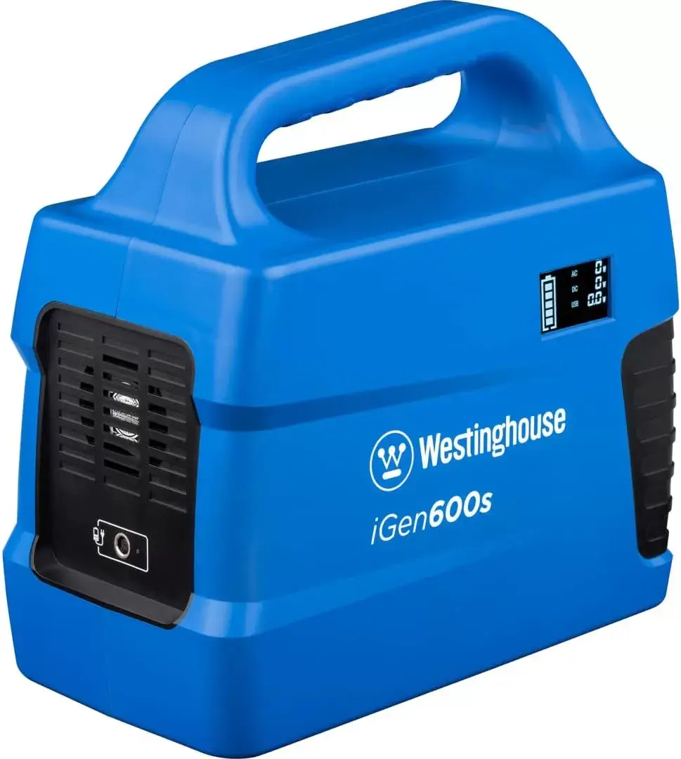 Westinghouse 155Wh 150 Peak Watt Portable Power Station and Solar Generator, Pure Sine Wave AC Outlet, Backup Lithium Battery for Camping, Home, Travel, Indoor/Outdoor Use (Solar Panel Not Included)