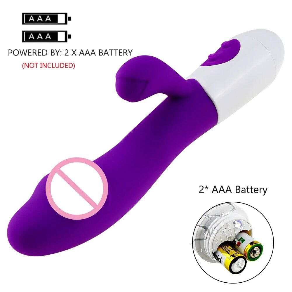 Beginner-Friendly Rabbit Vibrator – Powerful G-Spot, Clitoral, & Nipple Stimulator