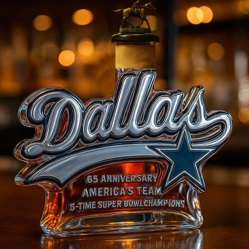 Dallas Cowboys Whisky Bottle