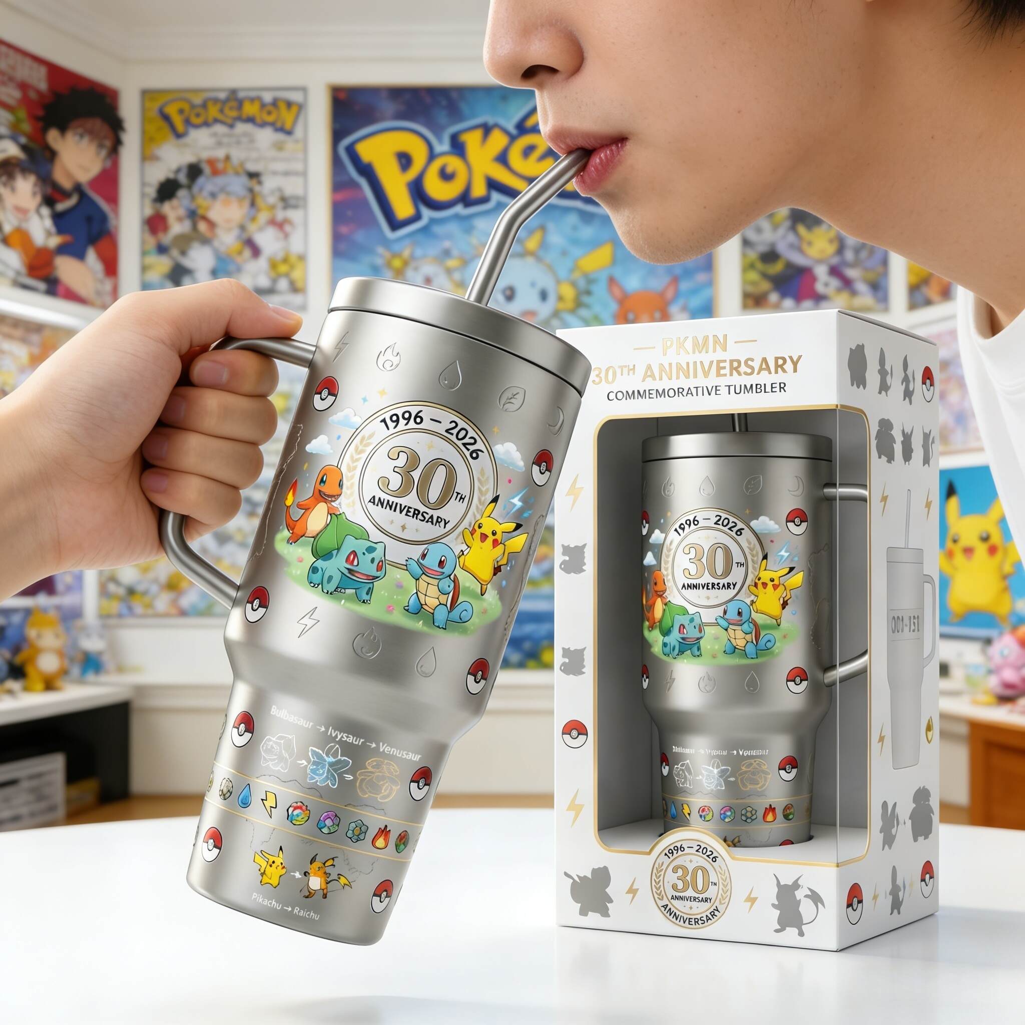 PKMN 30th Anniversary Commemorative Tumbler