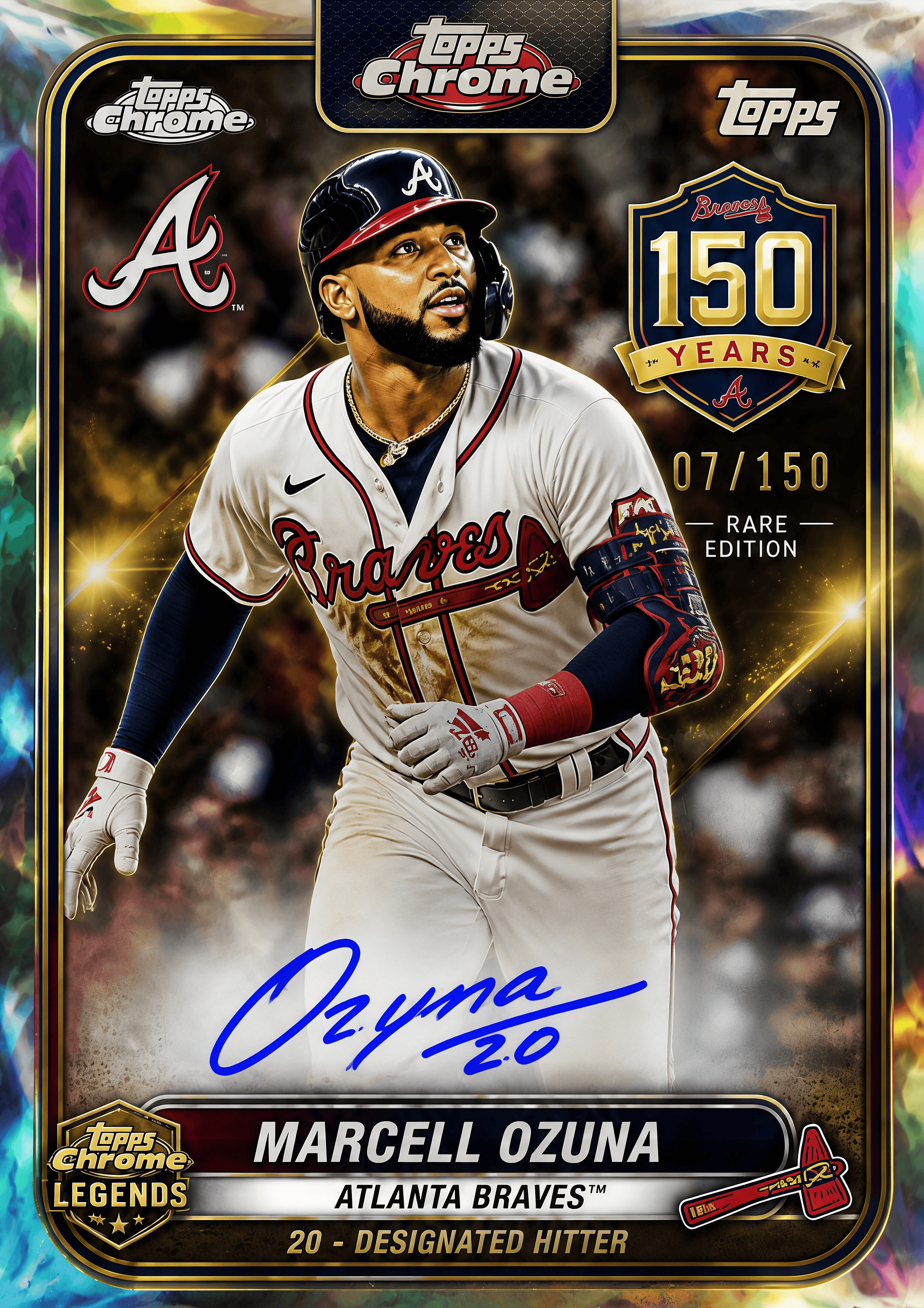 2026 Atlanta Braves 150th Anniversary Trading Cards Hobby Box
