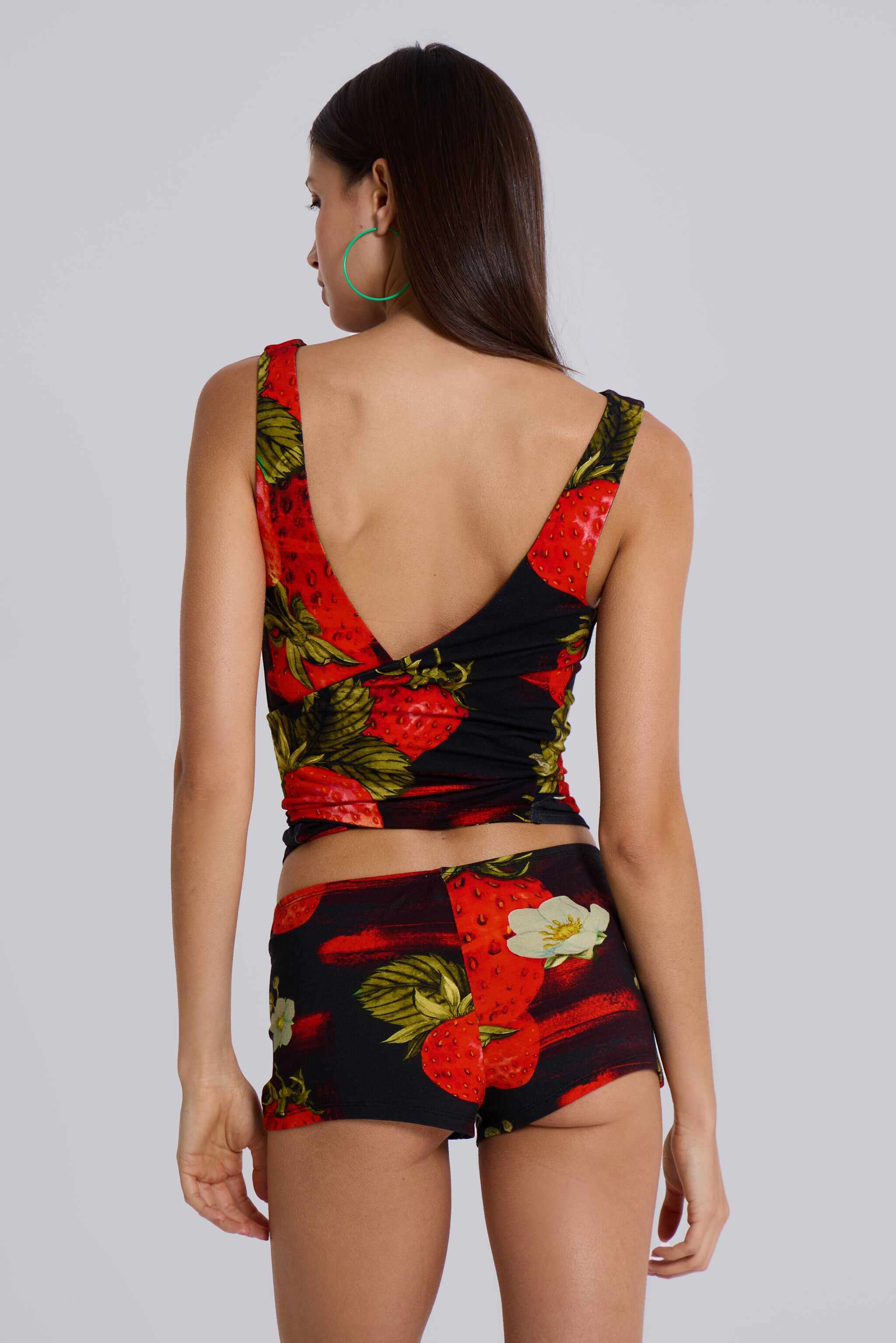 Camarosa Strawberry Mini Shorts