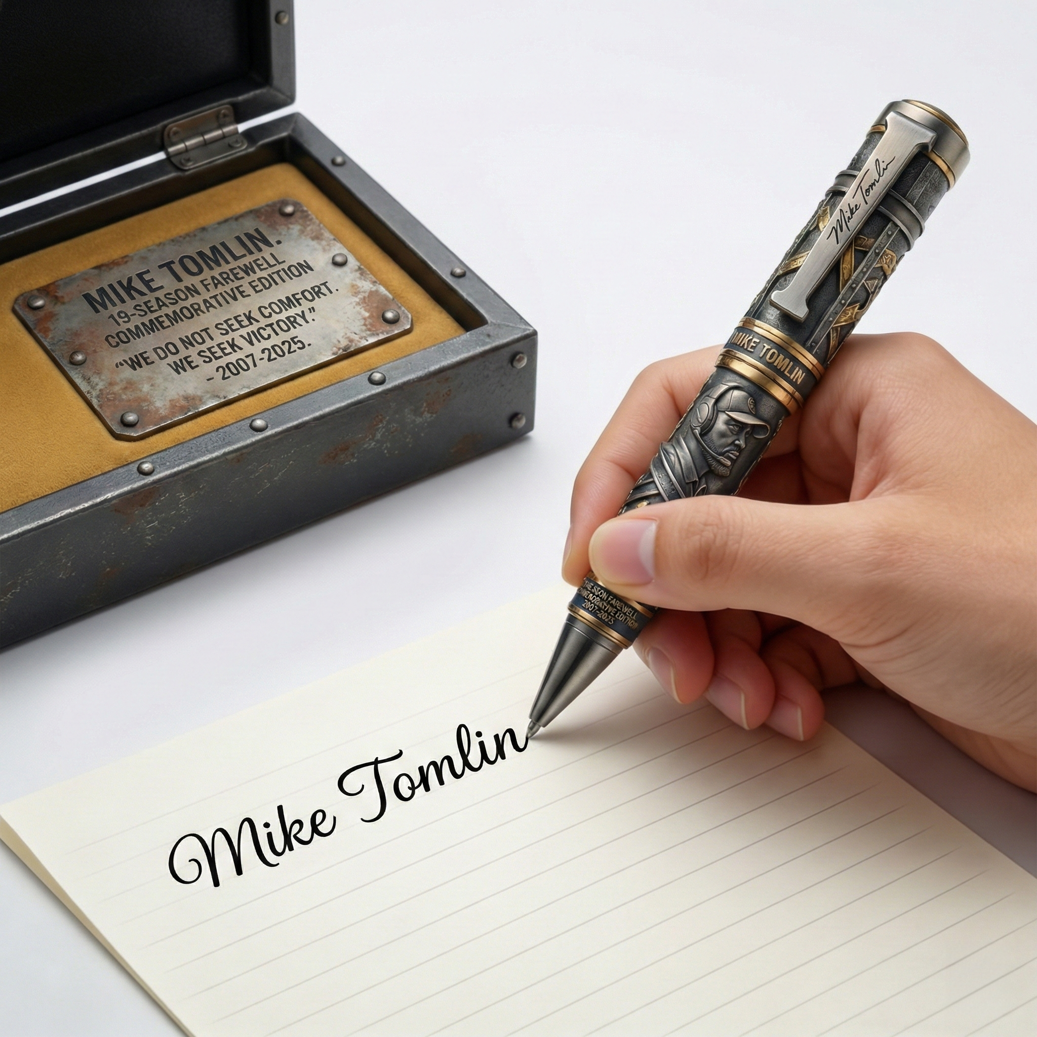 Mike Tomlin 19-Season Farewell Commemorative Pen