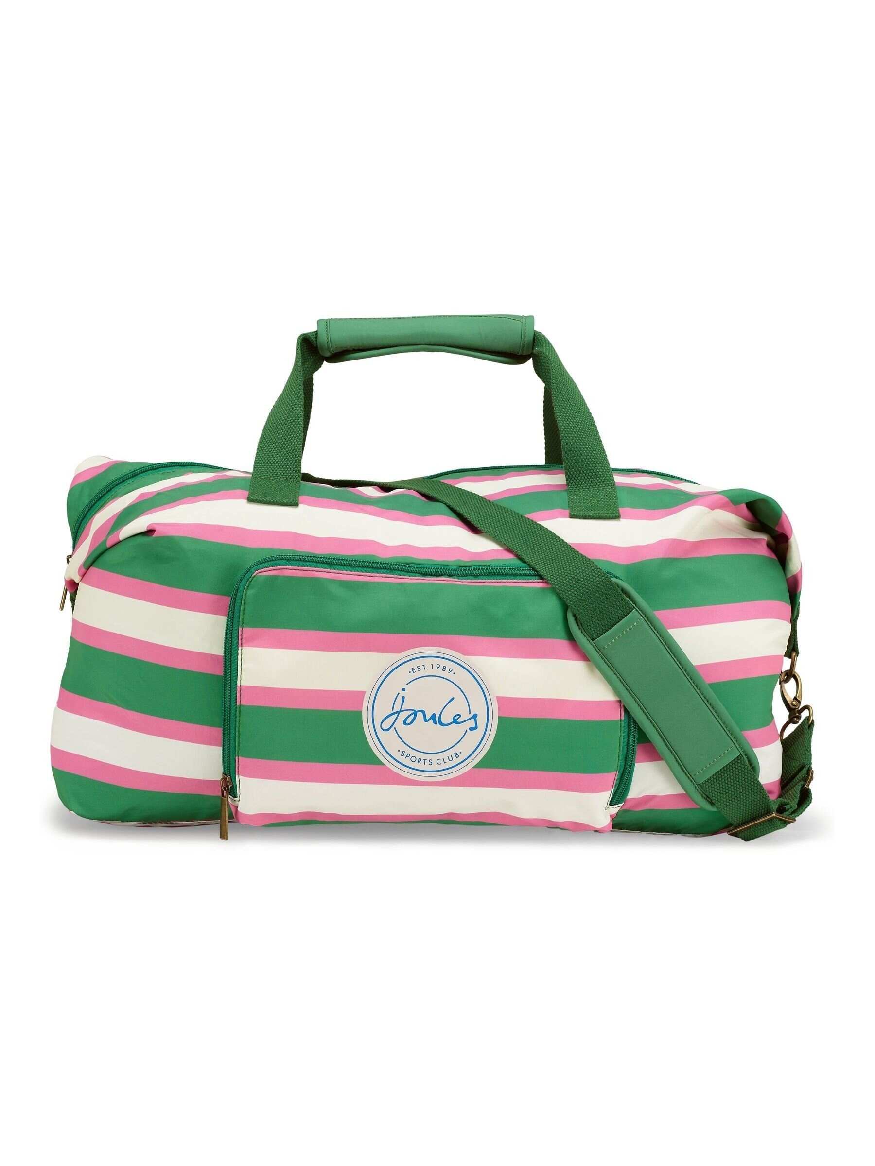 Green Resort Stripe Packaway - Duffle
