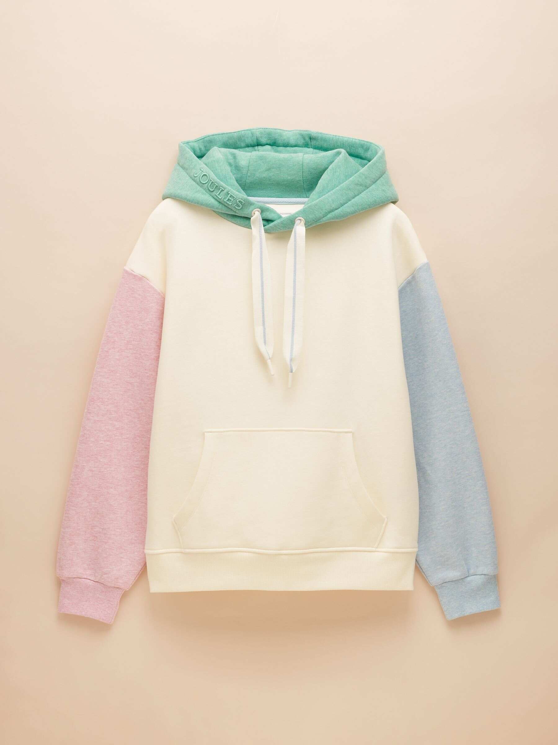 Milbourne Colour Block Marl Cotton Rich Hoodie