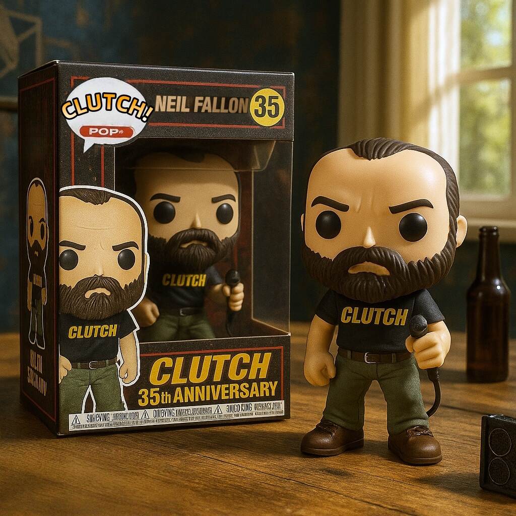 Clutch 35th Anniversary Neil Fallon Pop Figure!