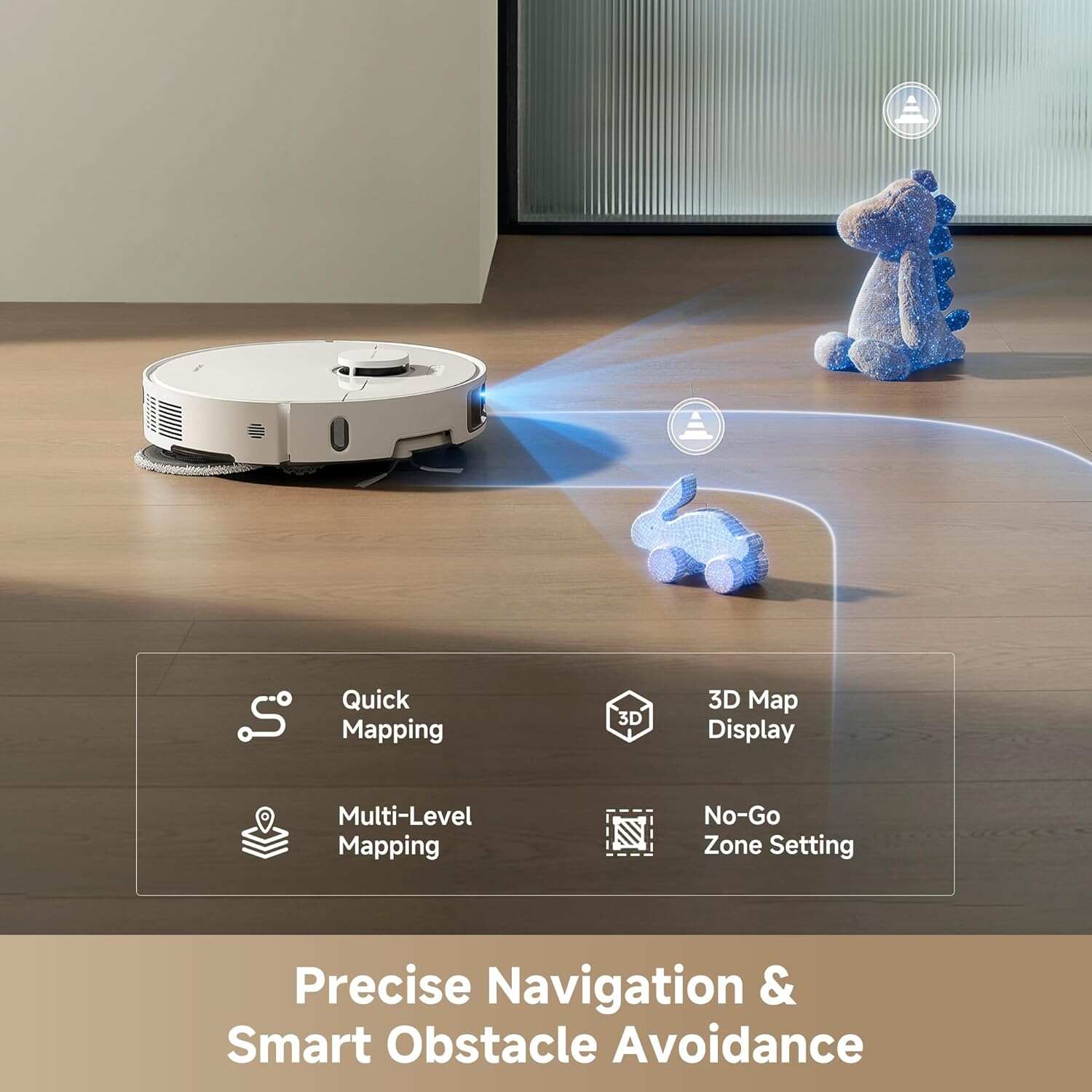 Ultra Gen 2 Robot Vacuum and Mop with 25,000Pa Suction, Extendable Side Brush and Mop