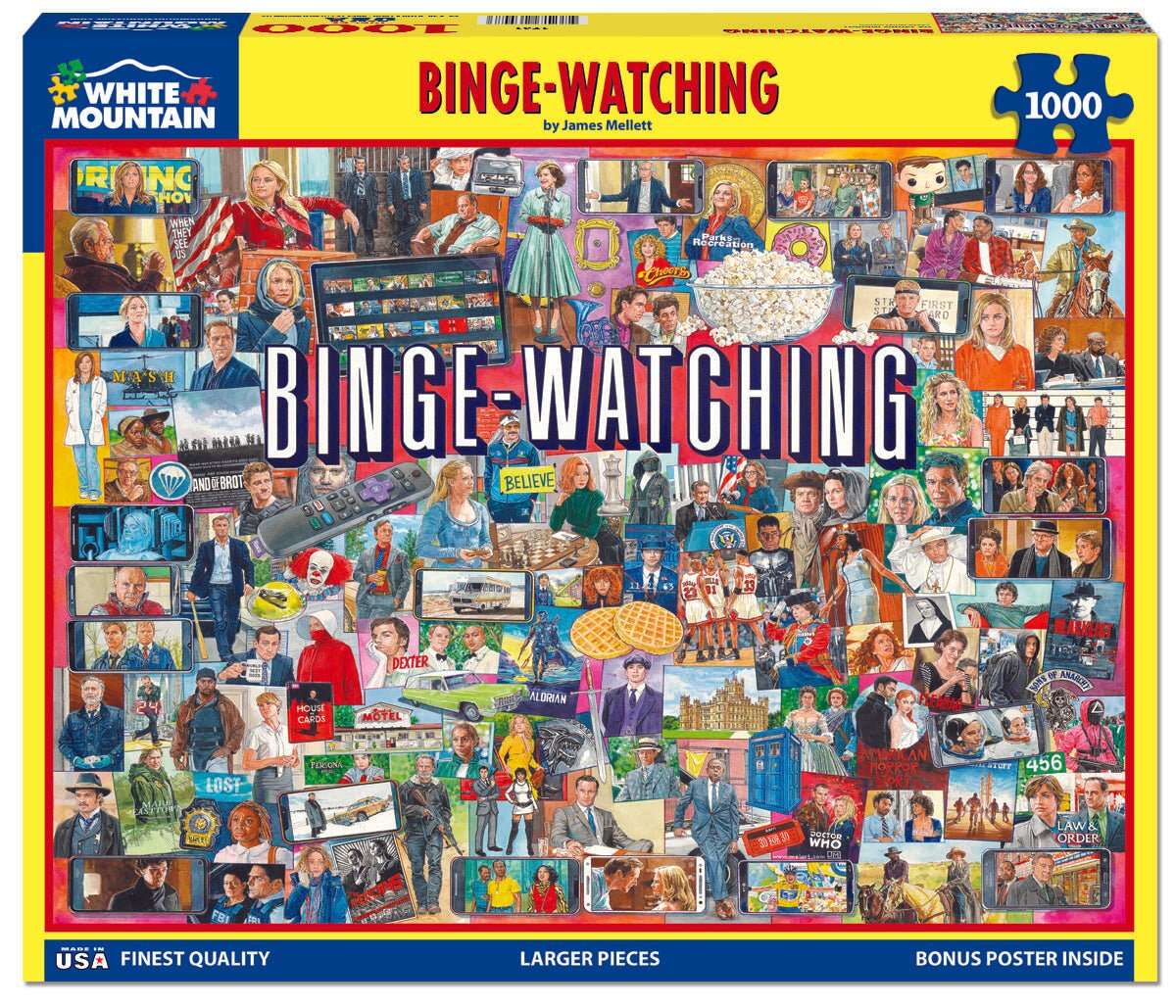 Binge-Watching (1761pz) - 1000 Piece Jigsaw Puzzle